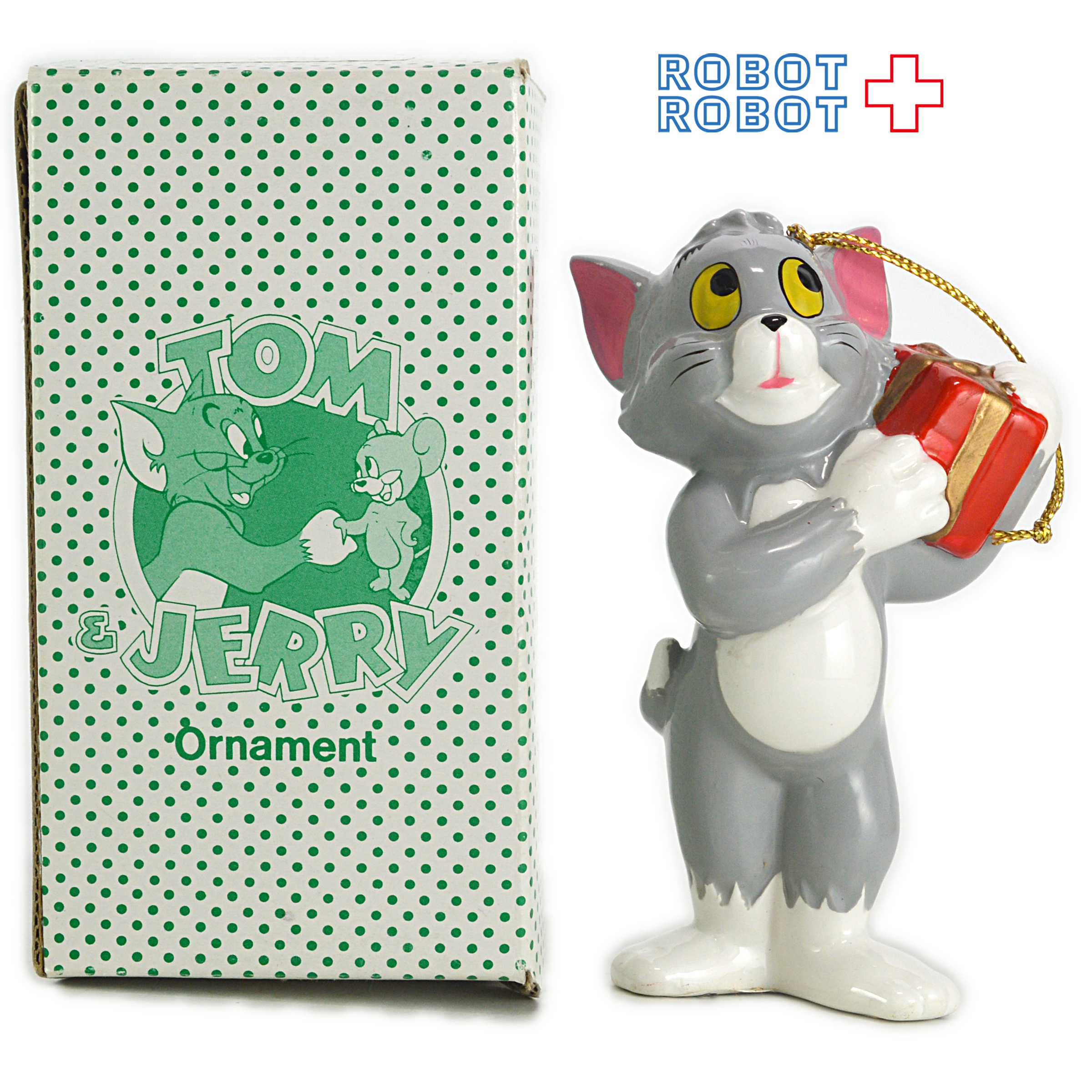 トム＆ジェリー 陶器製クリスマス・オーナメント トムキャット 入荷写真