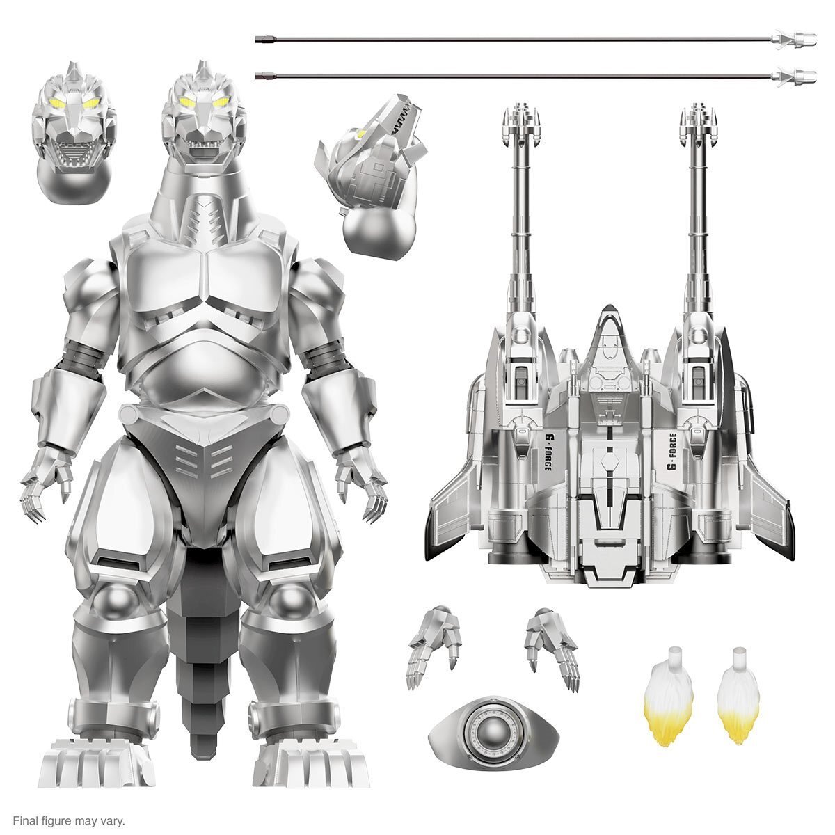 スーパー7 東宝アルティメイト！ ゴジラ vs メカゴジラ メカゴジラ（1993）8インチ アクションフィギュア 未開封 入荷写真