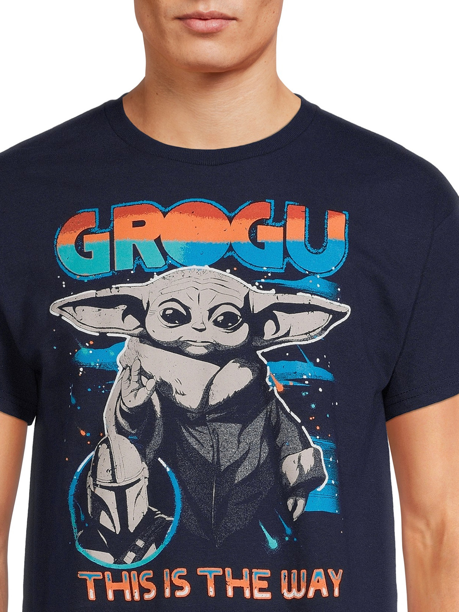 スターウォーズ Tシャツ Star Wars Men's & Big Men's Retro Vintage Grogu Graphic Tees 入荷写真