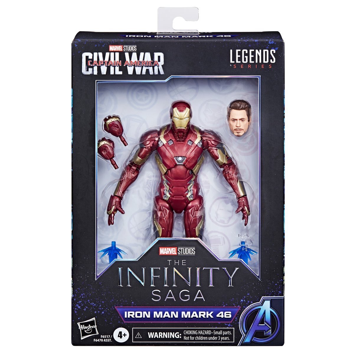 マーベルレジェンド インフィニティ・サーガ シビル・ウォー／キャプテン・アメリカ アイアンマン・マーク46 6インチ アクションフィギュア 未開封 入荷写真