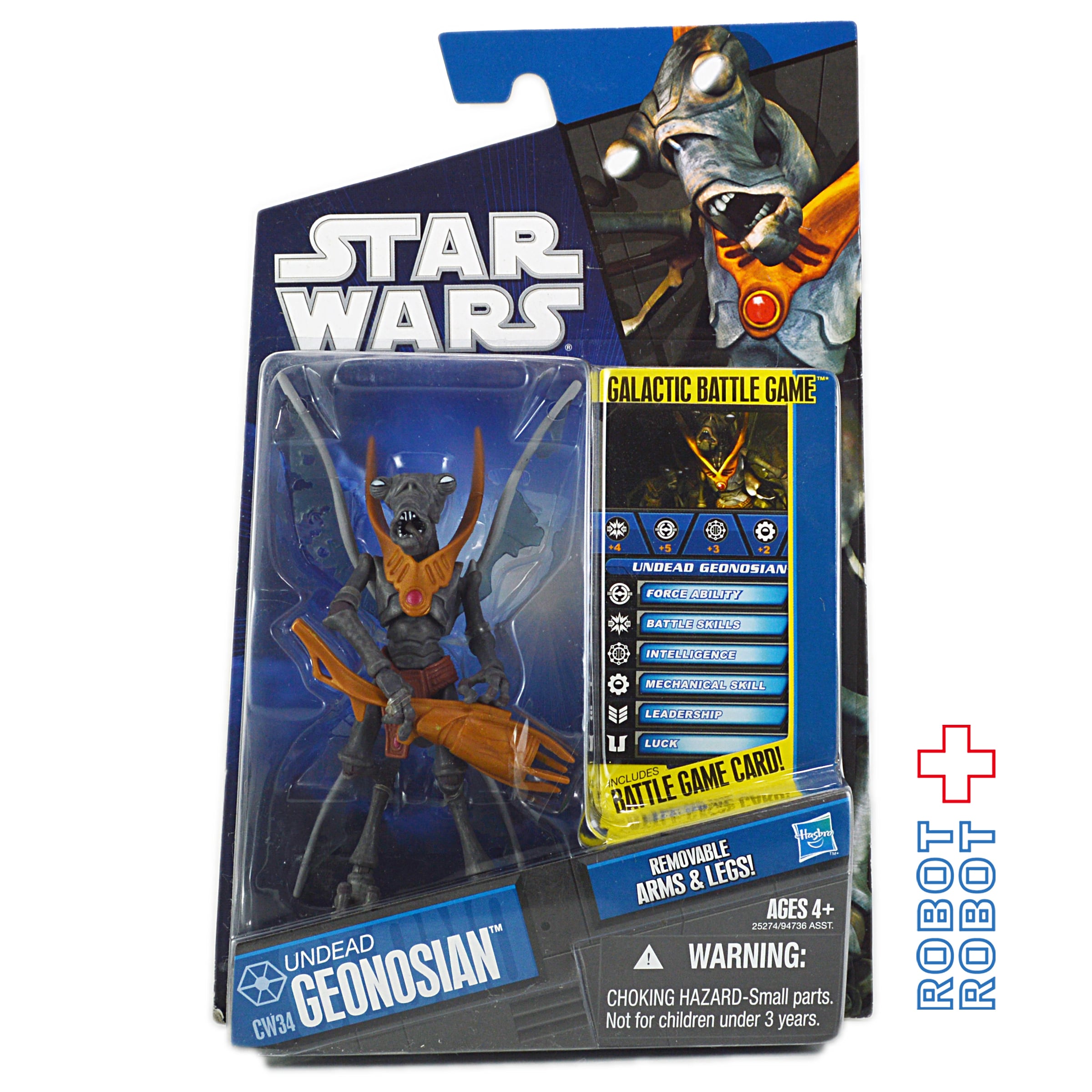スター・ウォーズ CW2010 CW34 アンデッド・ジオノージアン クローン・ウォーズ 3.75インチ アクションフィギュア US版 未開封 入荷写真