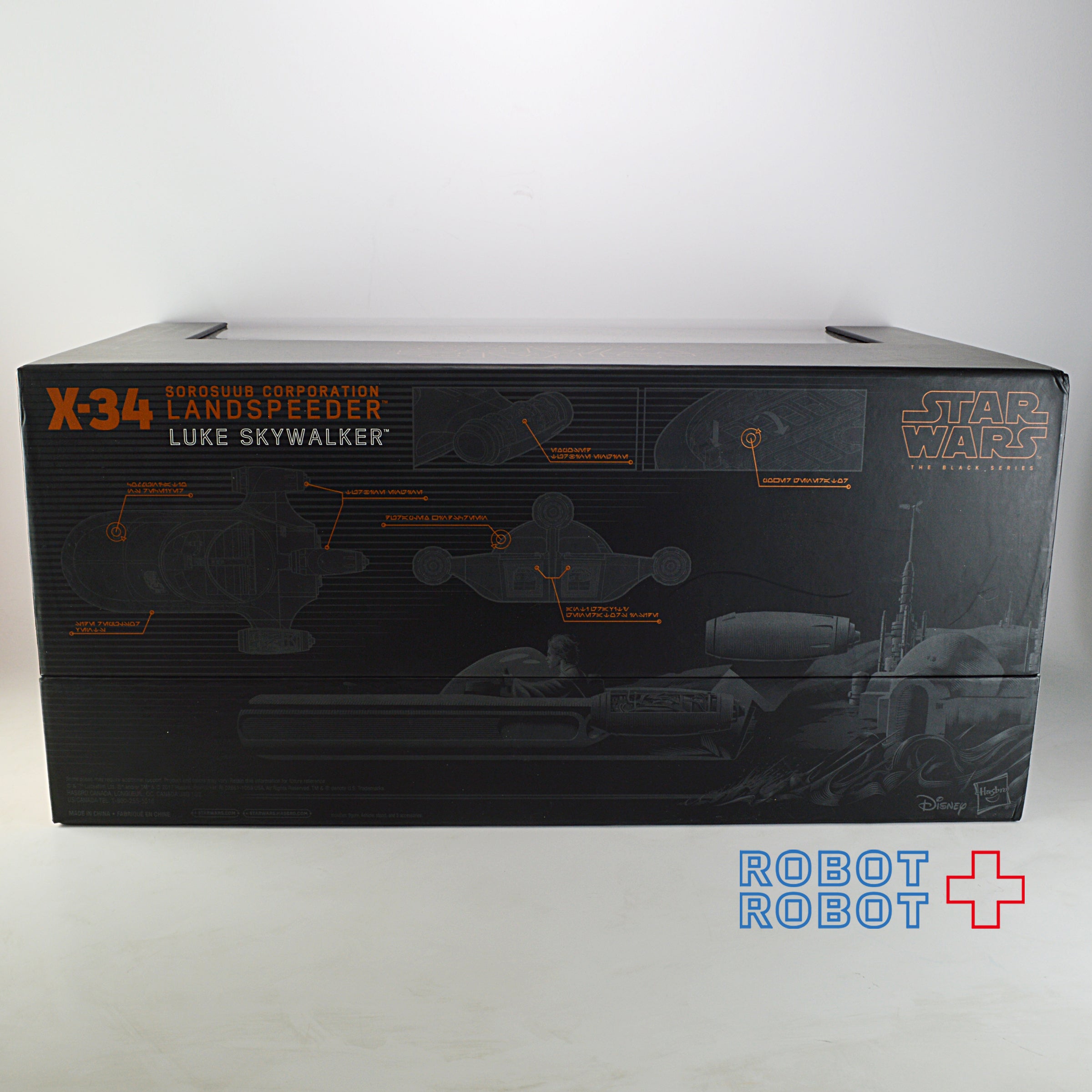 スター・ウォーズ ブラックシリーズ 限定 2017 X-34 ランドスピーダー with ルーク・スカイウォーカー [ANH] SDCC