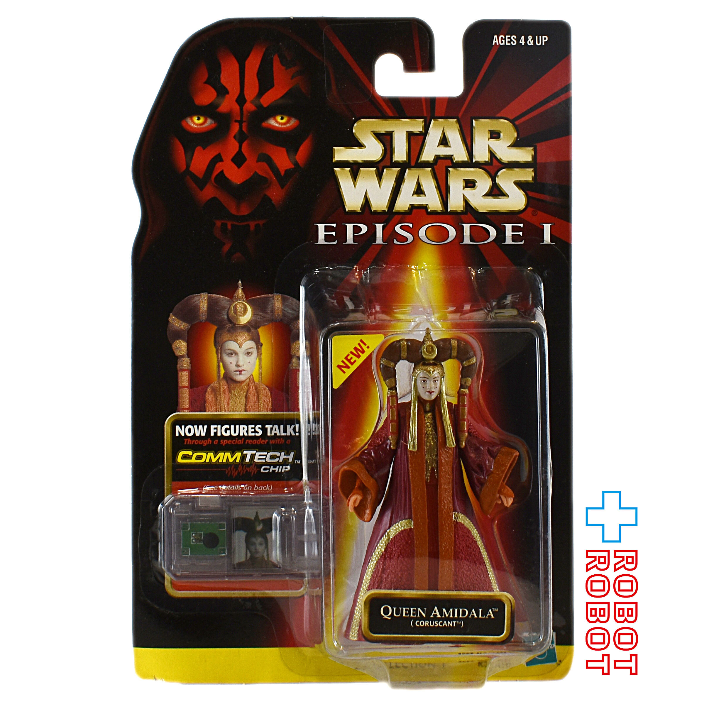 スター・ウォーズ EP1 コムテック クイーン・アミダラ (コルサント) 3.75インチ アクションフィギュア 未開封 入荷写真