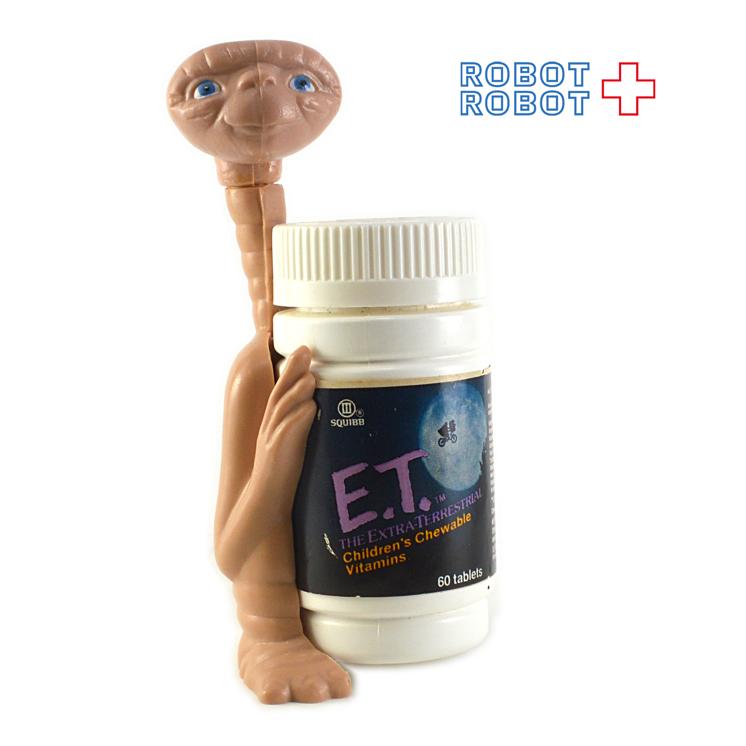 E.T. ビタミン剤容器ボトル フィギュアのみ ボトル欠品 1982 入荷写真