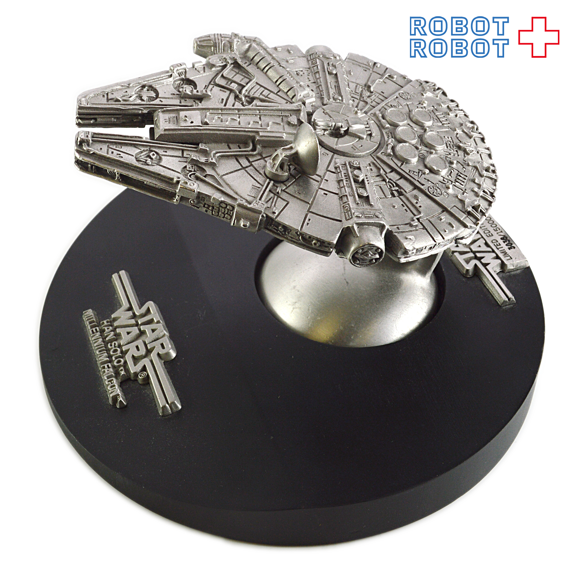 スター・ウォーズ ロークリフ 限定版ミレニアム・ファルコン 台座付ピューターフィギュア 入荷写真