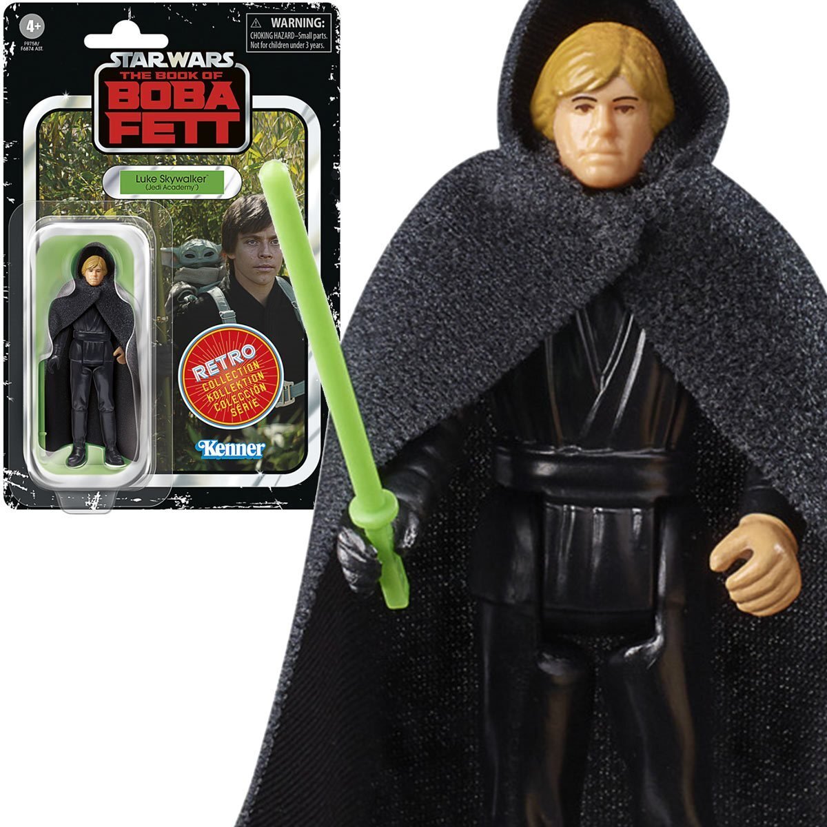 スター・ウォーズ レトロコレクション ルーク・スカイウォーカー（ジェダイ・アカデミー）[BOBF] 3.75インチ アクションフィギュア 未開封 入荷写真