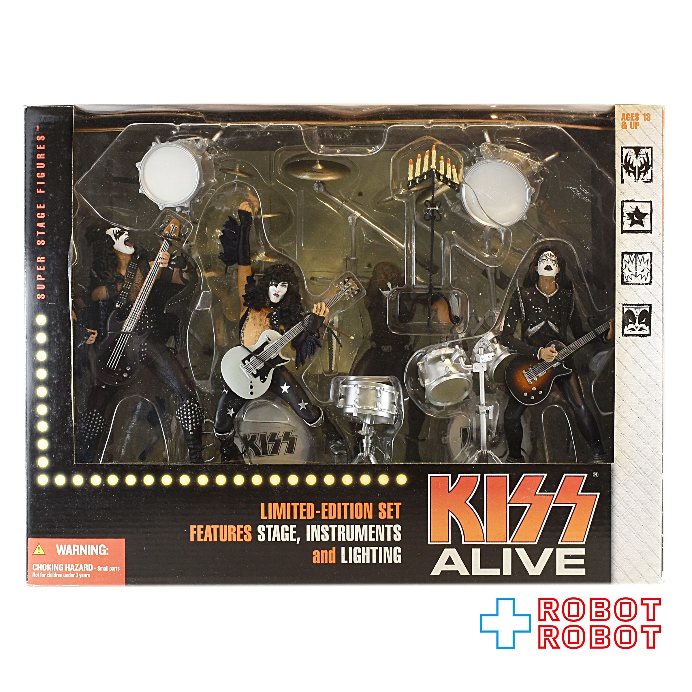 マクファーレン・トイズ KISS キッス ALIVE アライヴ ボックスセット アクションフィギュア 未開封 入荷写真