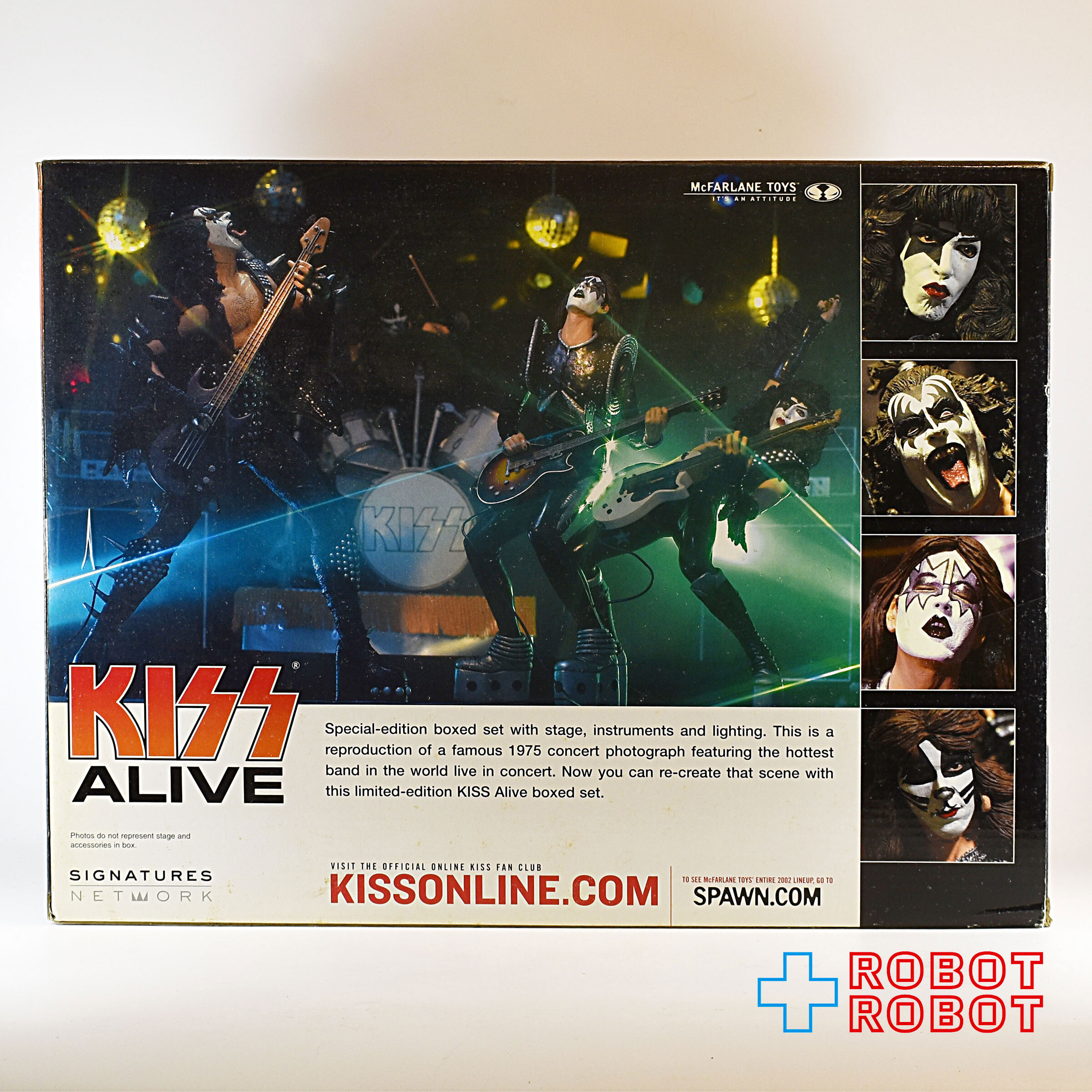 マクファーレン・トイズ KISS キッス ALIVE アライヴ ボックスセット アクションフィギュア 未開封 入荷写真