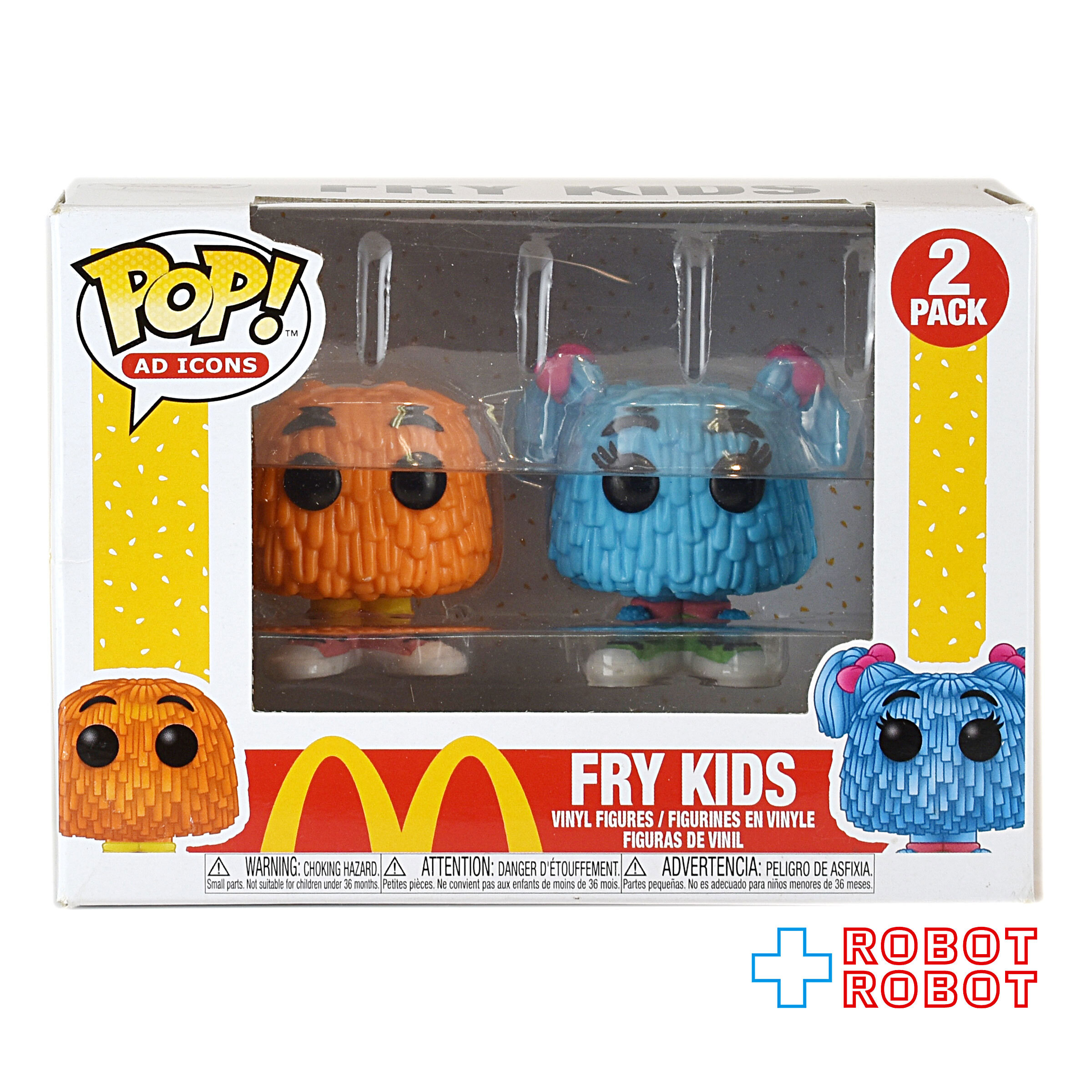 ファンコ POP! ADアイコンズ マクドナルド フライキッズ オレンジ＆ブルー 2パック ファンコショップ限定 企業物 入荷写真