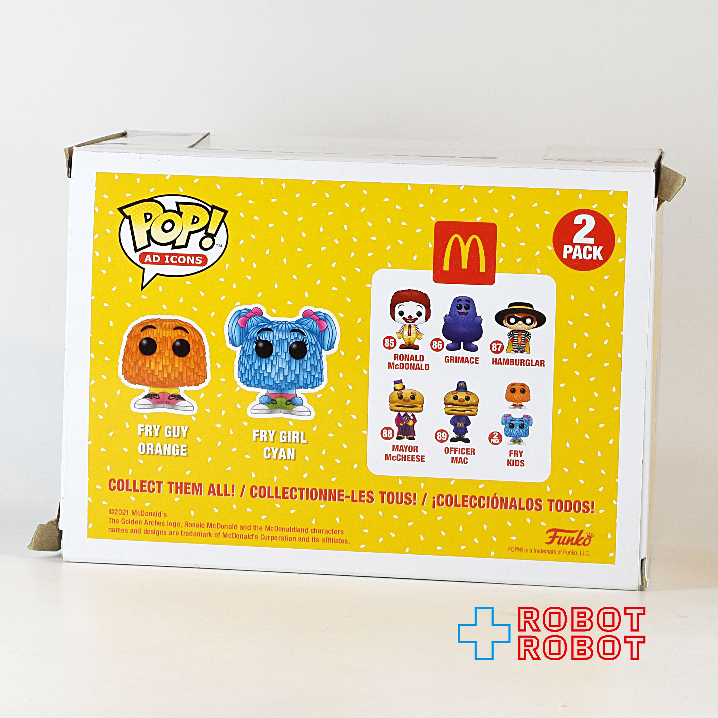 ファンコ POP! ADアイコンズ マクドナルド フライキッズ オレンジ＆ブルー 2パック ファンコショップ限定 企業物 入荷写真