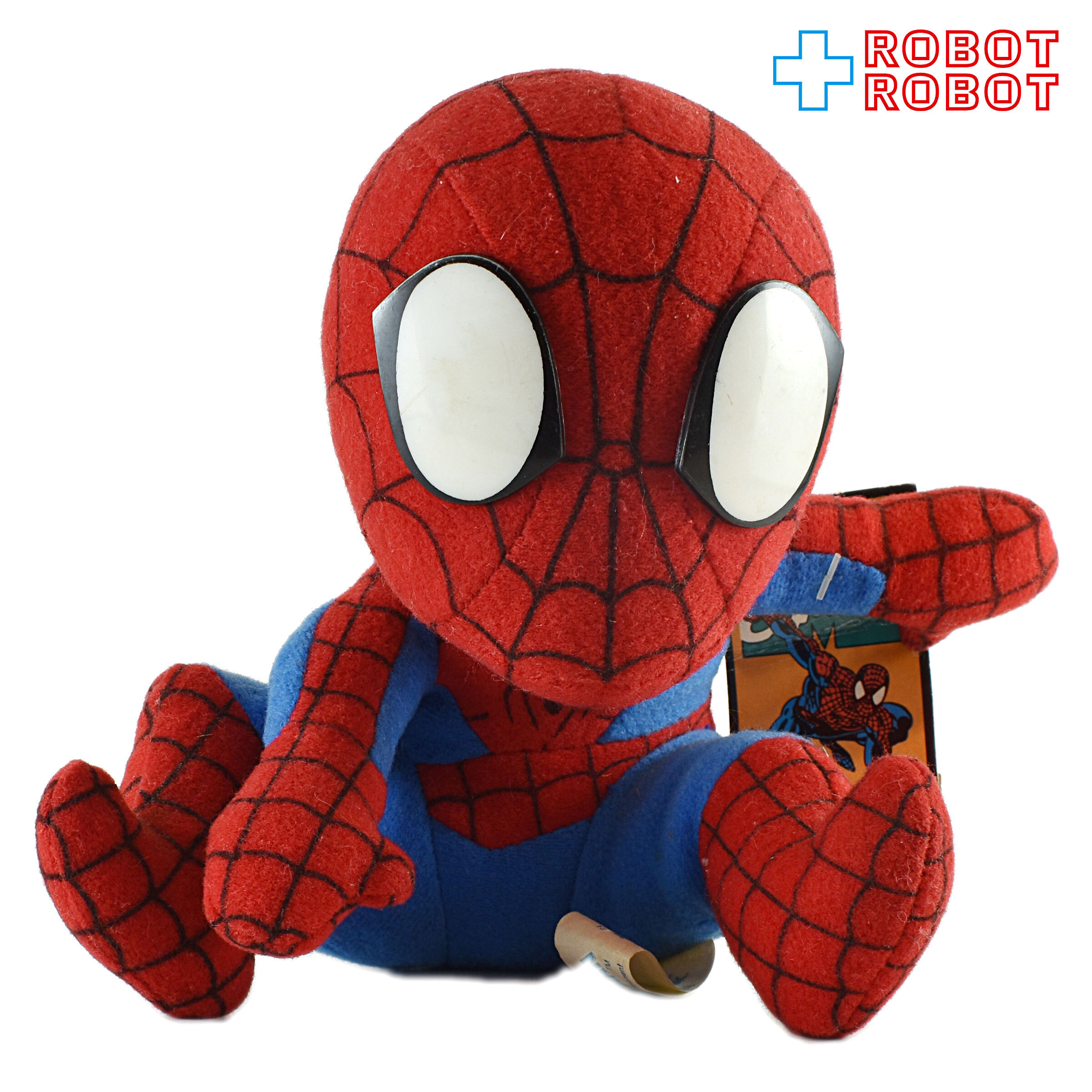 ジュンプランニング マーベル スパイダーマン 座り ぬいぐるみ人形 紙タグ付 入荷写真