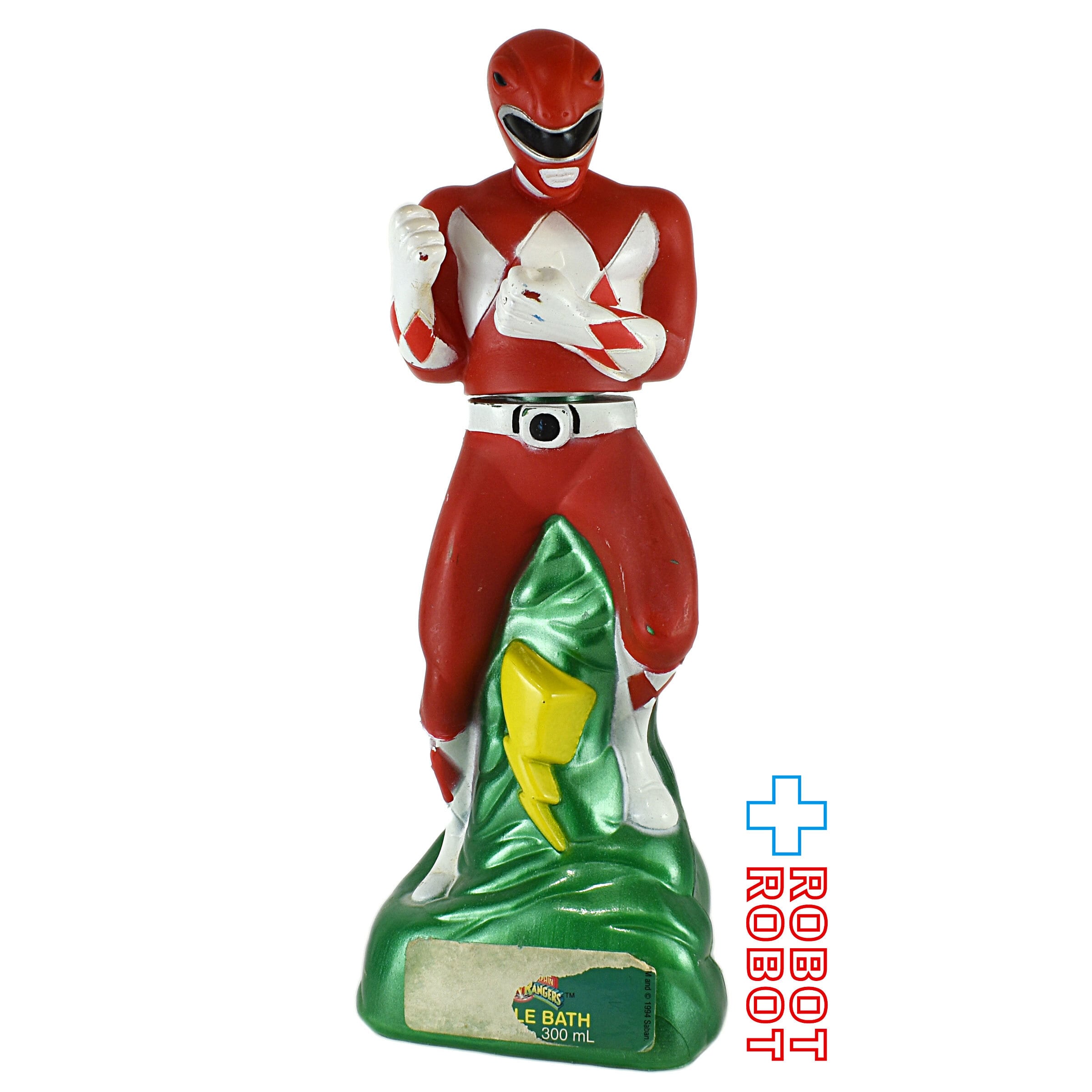 キッドケア社 パワーレンジャー レッド ソーキー シャンプー バブルバスボトル フィギュア 1994 入荷写真