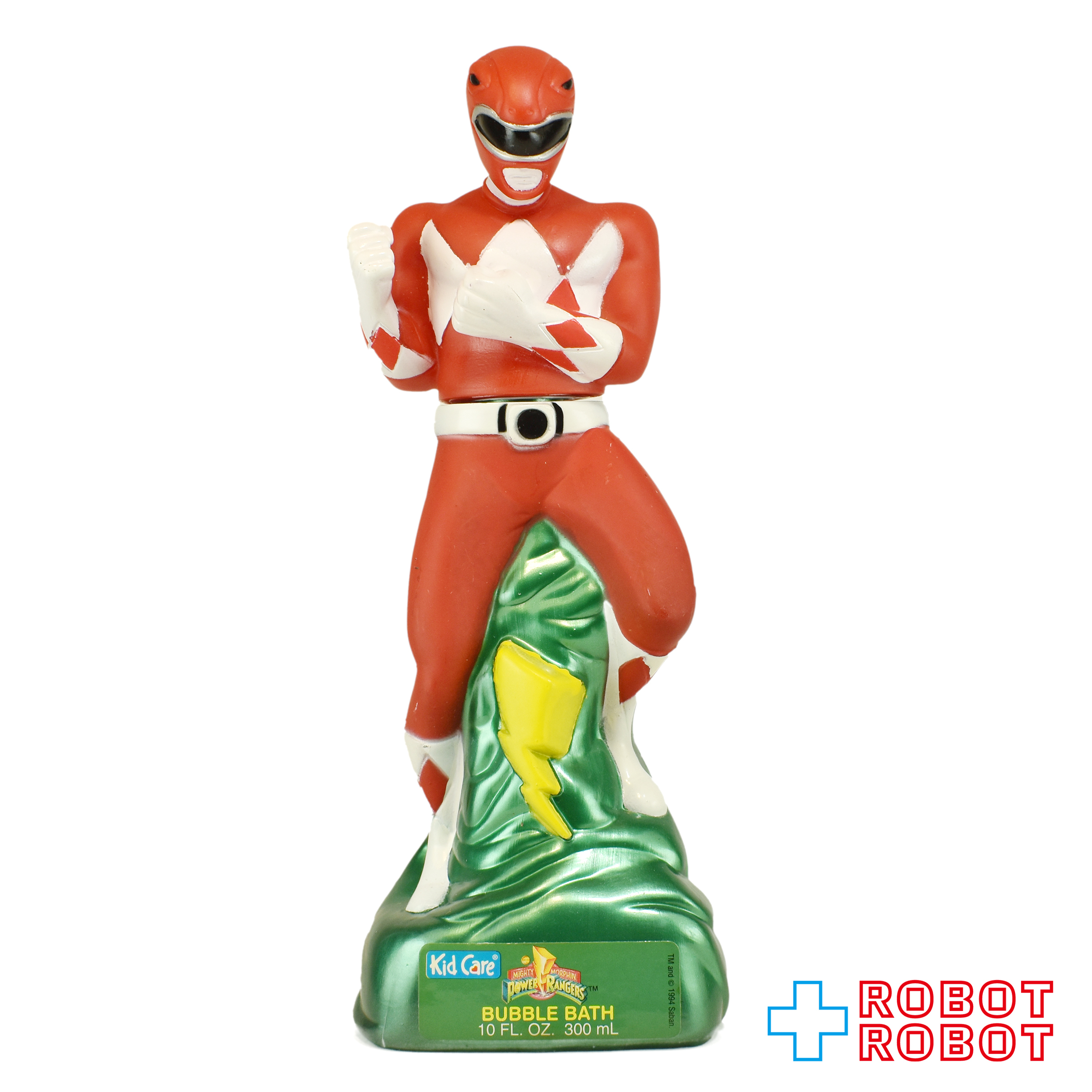 キッドケア社 パワーレンジャー レッド ソーキー シャンプー バブルバスボトル フィギュア 1994 入荷写真