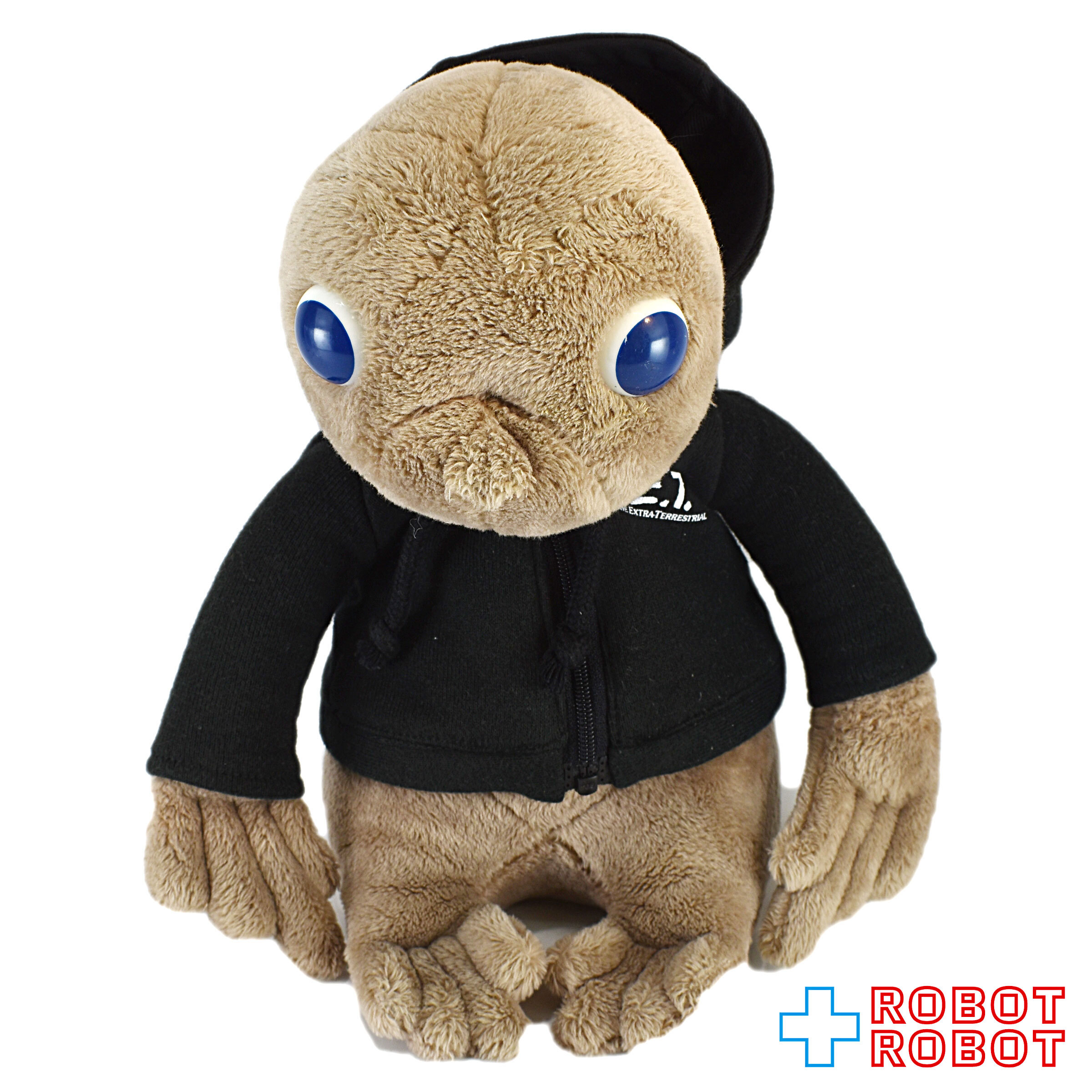 Nici X-girl エックスガール E.T. ぬいぐるみ 黒フードスウェット 25センチ 紙タグ付き 入荷写真
