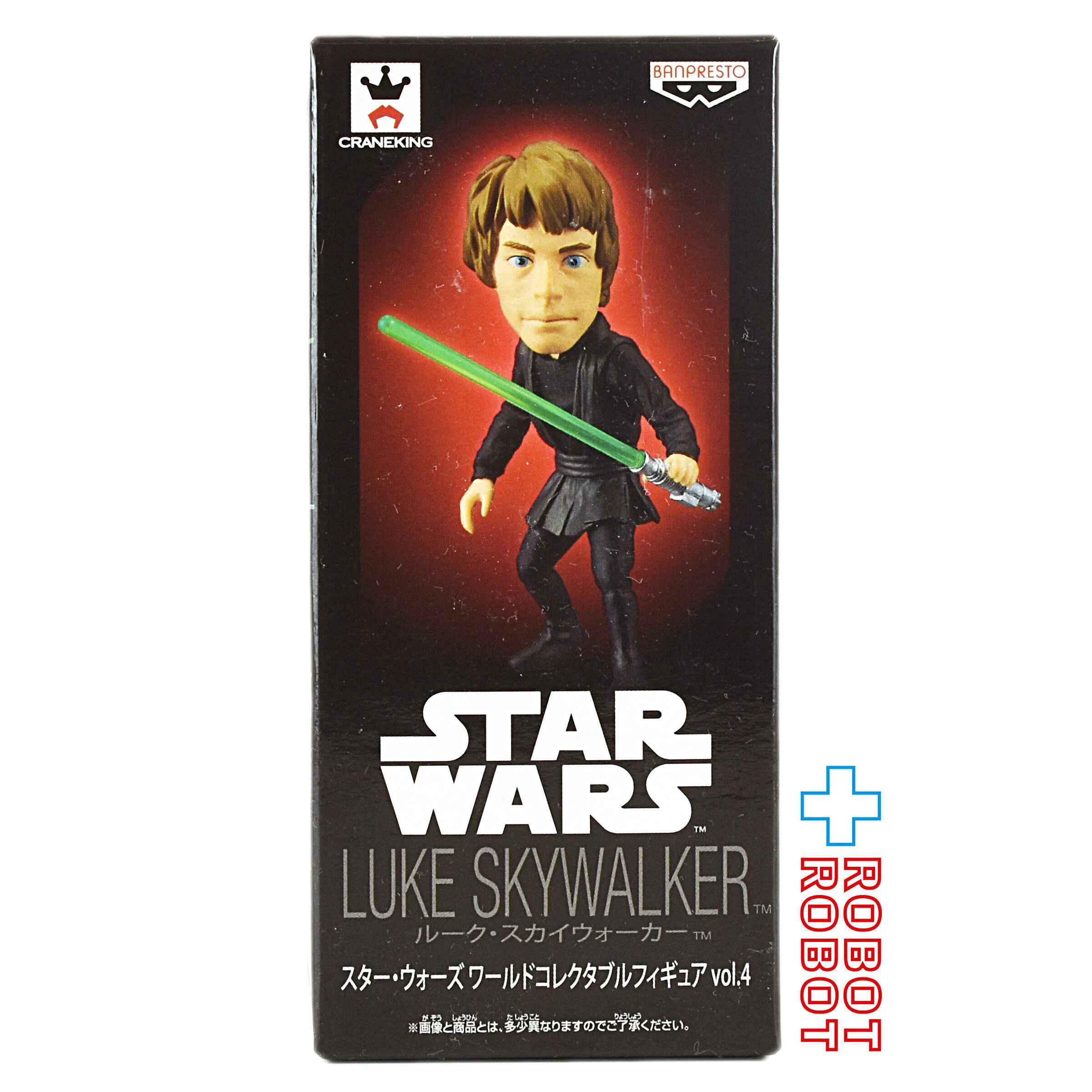 バンプレスト スター・ウォーズ ワールドコレクタブルフィギュア Vol.4 ルーク・スカイウォーカー 開封箱付 入荷写真