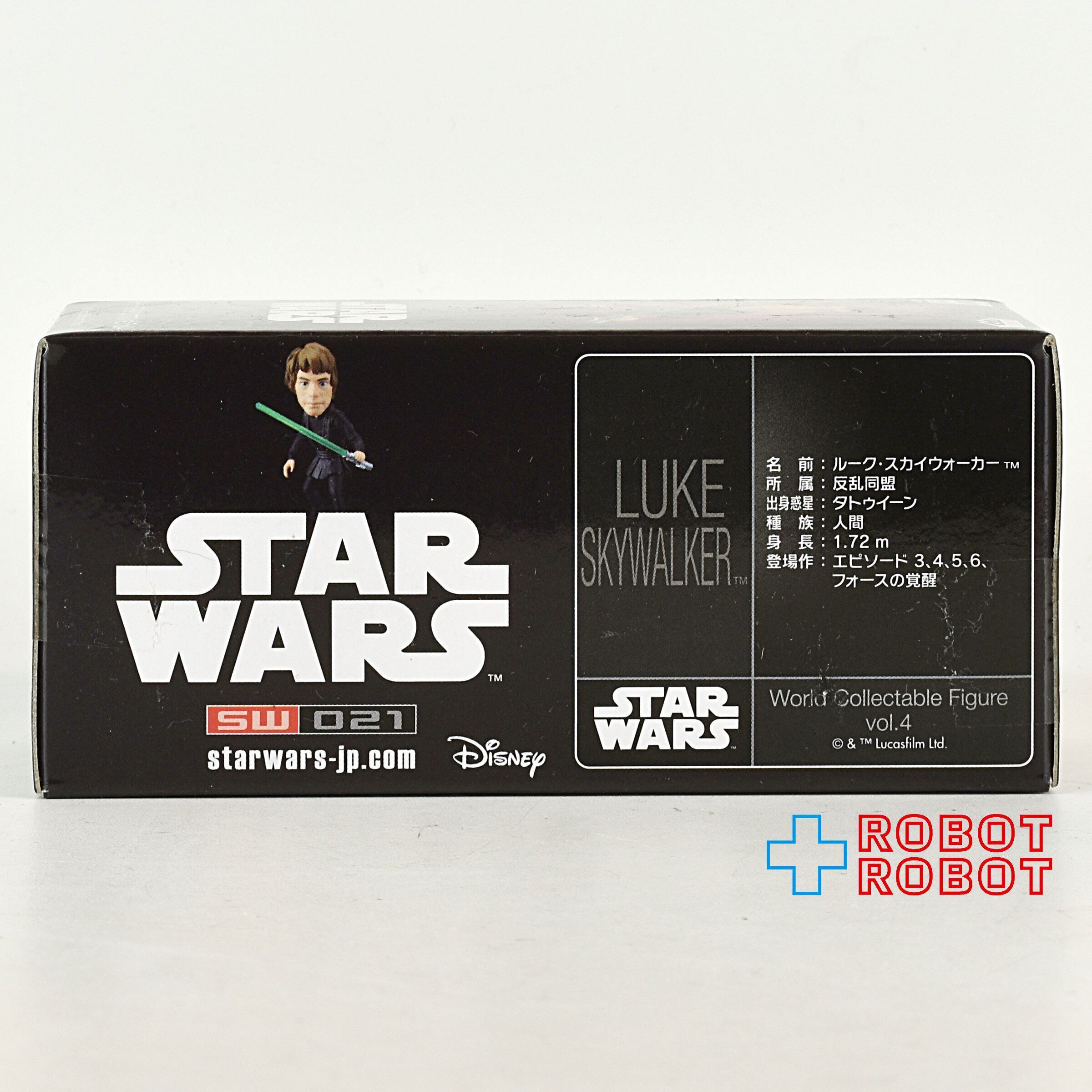 バンプレスト スター・ウォーズ ワールドコレクタブルフィギュア Vol.4 ルーク・スカイウォーカー 開封箱付 入荷写真