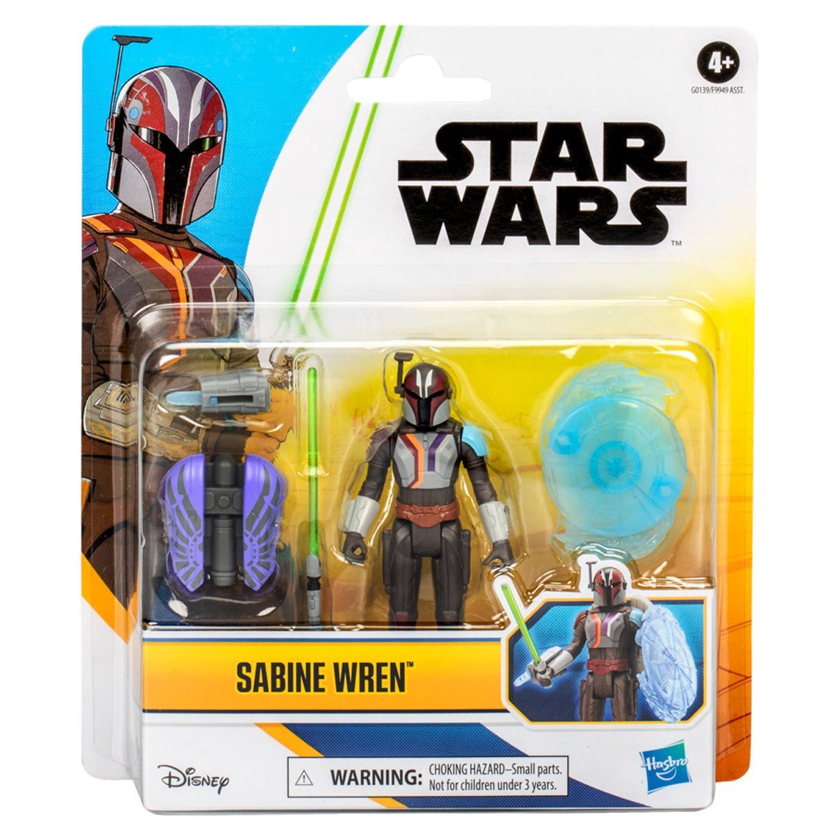 ハズブロ スター・ウォーズ エピックヒーローシリーズ ウェーブ1 サビーヌ・レン 4インチ デラックスアクションフィギュア 未開封 入荷写真