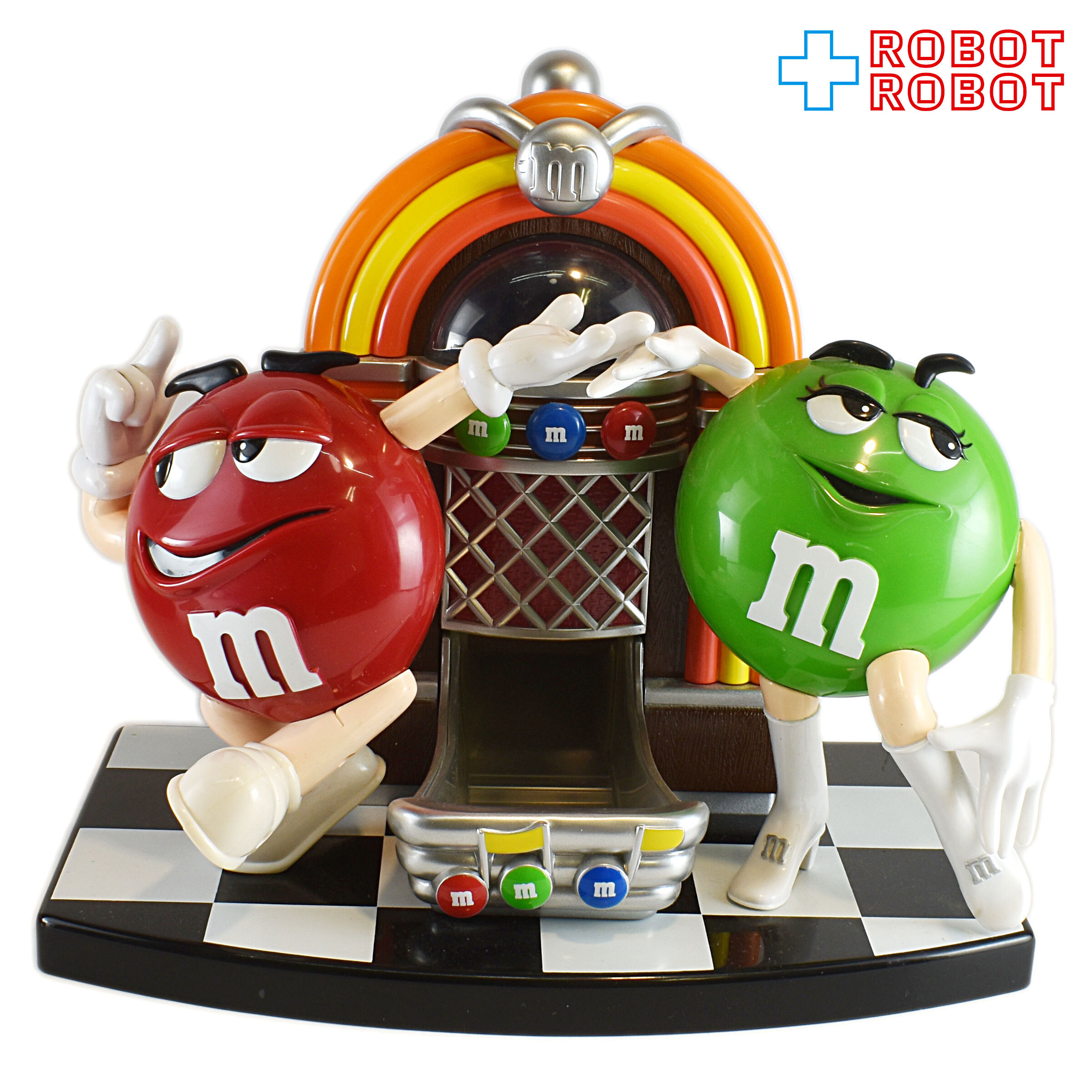M&M's ディスペンサー ジュークボックス ロックンロールカフェ エムアンドエムズ シルバー 企業物 入荷写真