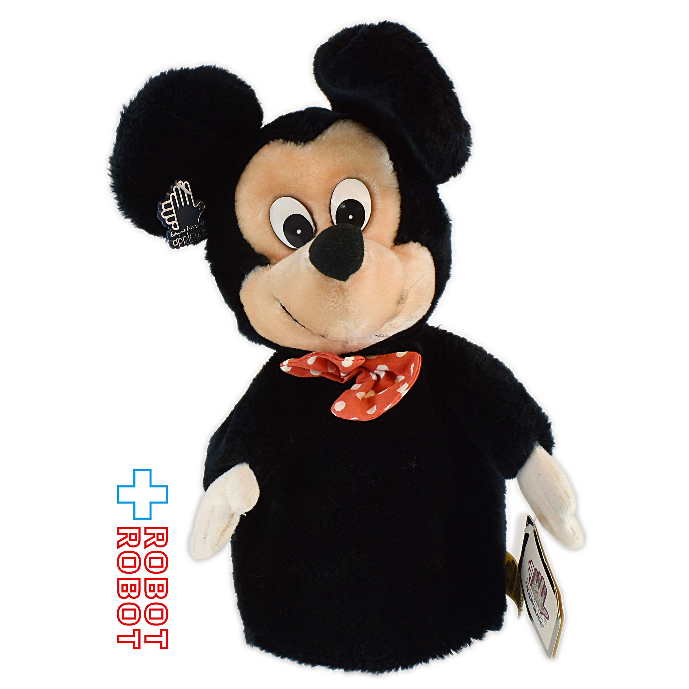 アプローズ社 ディズニー ミッキーマウス ハンドパペット 手踊り ぬいぐるみ人形 紙タグ付 入荷写真