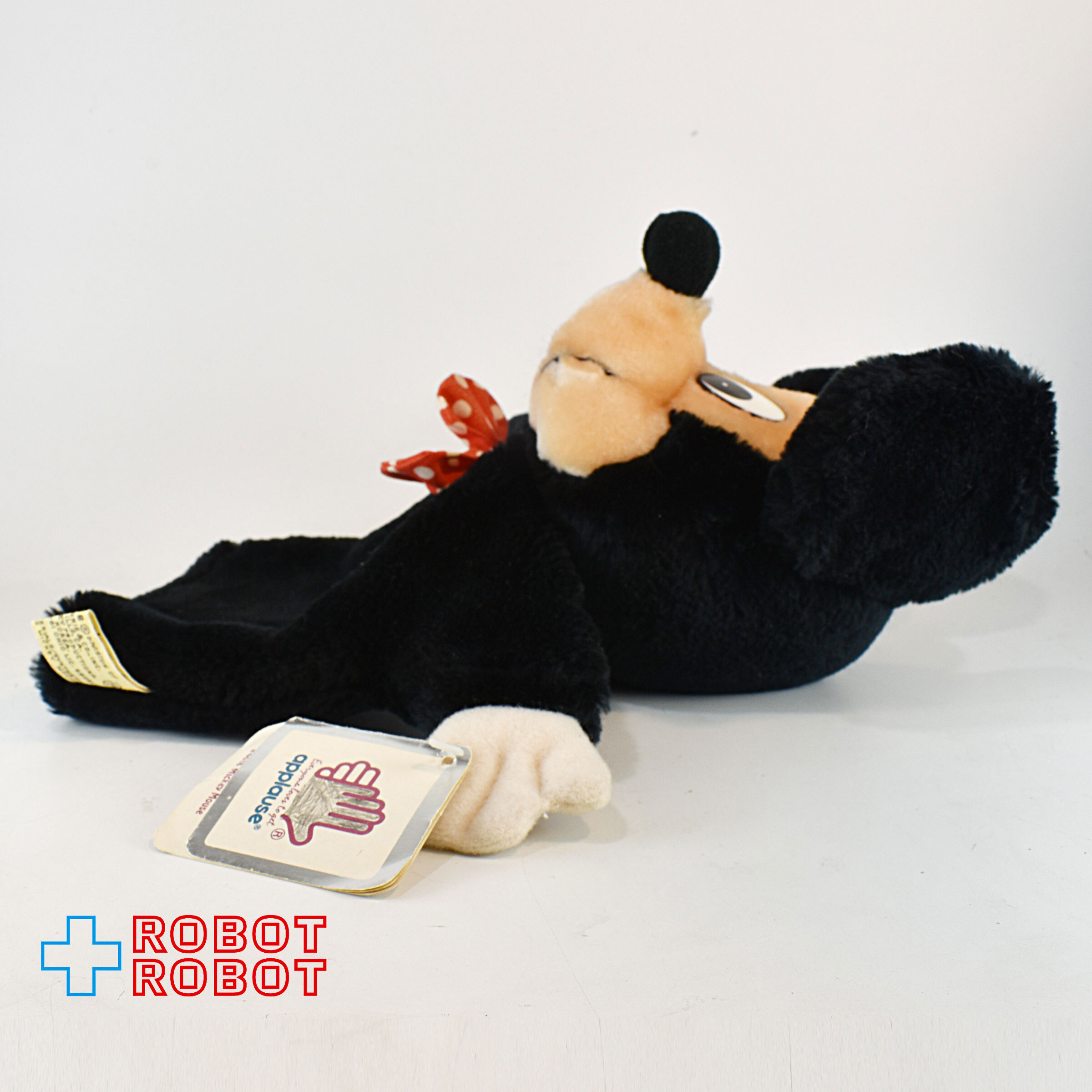 アプローズ社 ディズニー ミッキーマウス ハンドパペット 手踊り ぬいぐるみ人形 紙タグ付 入荷写真
