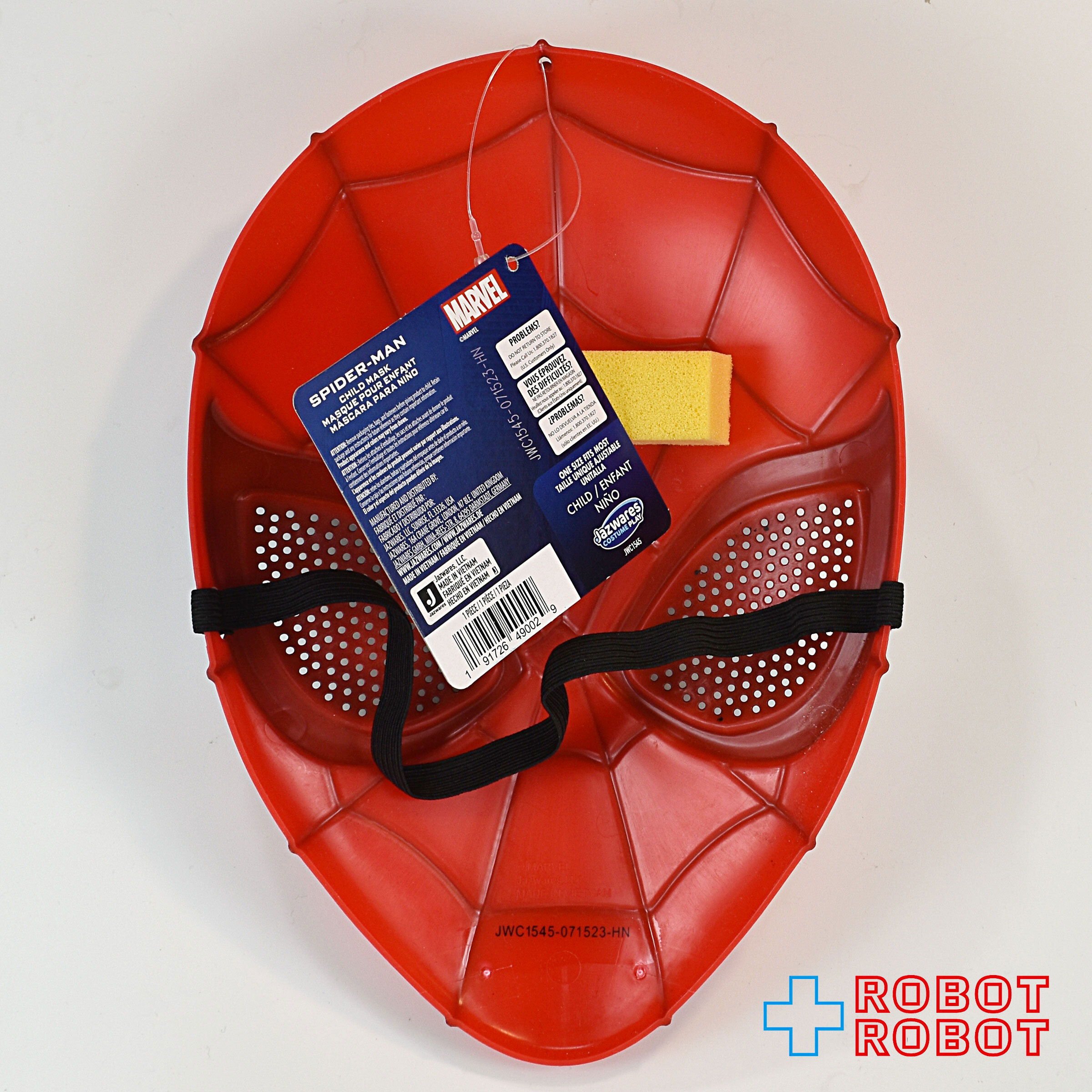 ジャズウェア マーベル スパイダーマン マスク 子供用 紙タグ付き 入荷写真