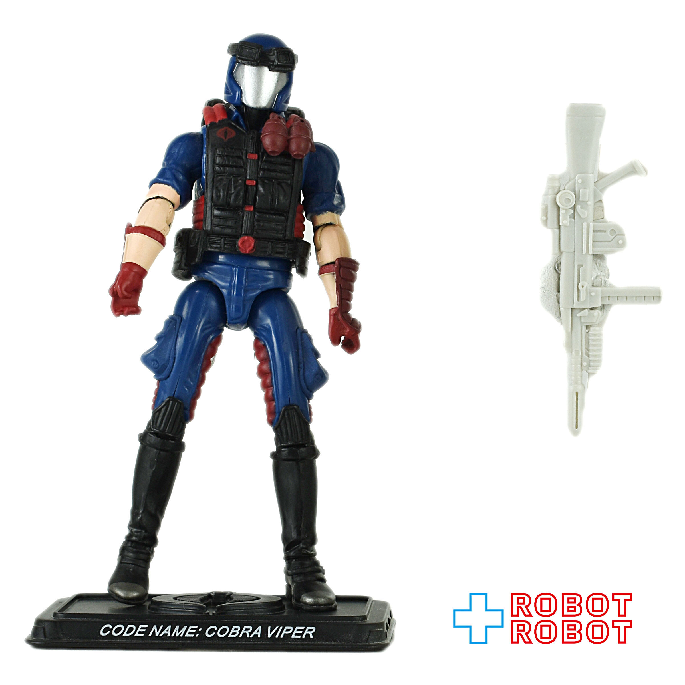 ハズブロ G.I.ジョー GIジョー 25周年 コブラバイパー (ライフル白) 3.75 インチ アクションフィギュア 2008 ルース 入荷写真