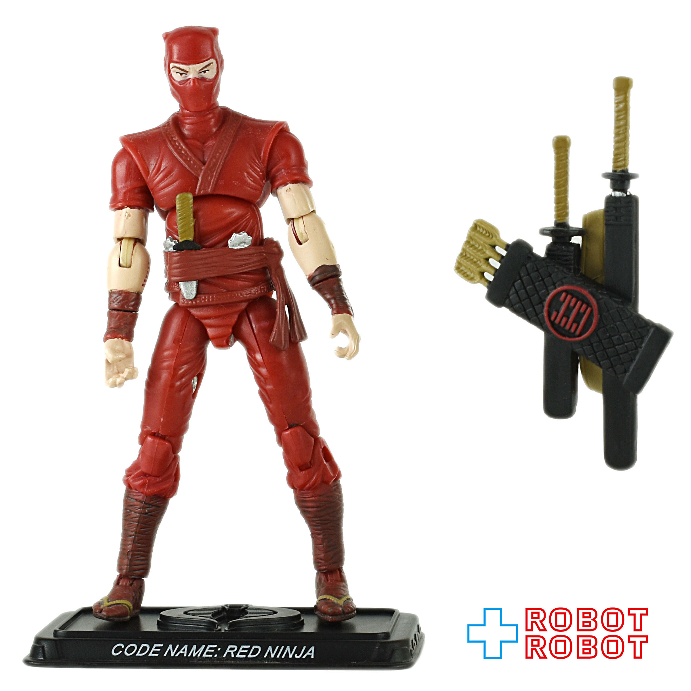 ハズブロ G.I.ジョー GIジョー 25周年 レッドニンジャ 3.75 インチ アクションフィギュア 2008 ルース 入荷写真