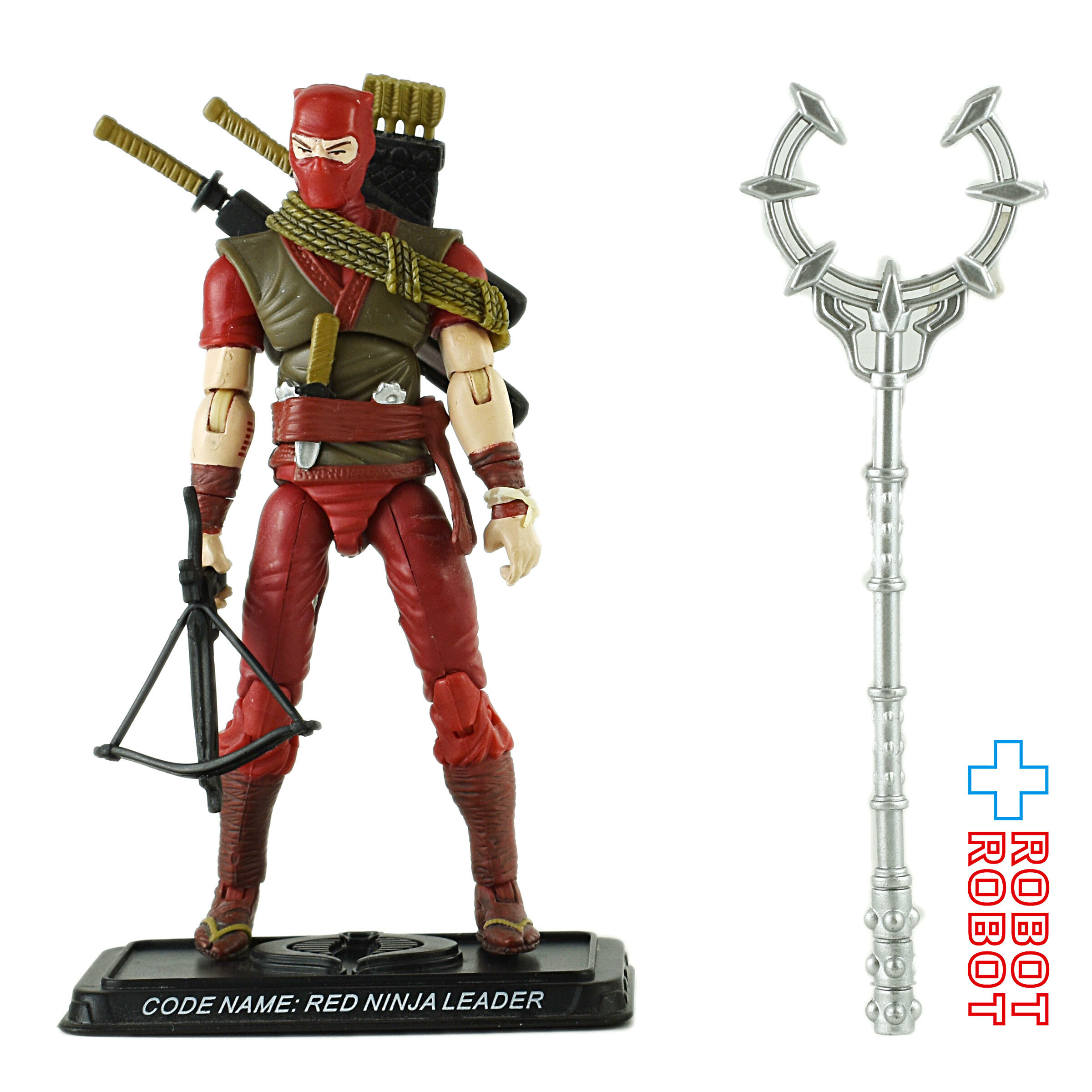 ハズブロ G.I.ジョー GIジョー 25周年 レッドニンジャリーダー 3.75 インチ アクションフィギュア 2008 ルース 入荷写真