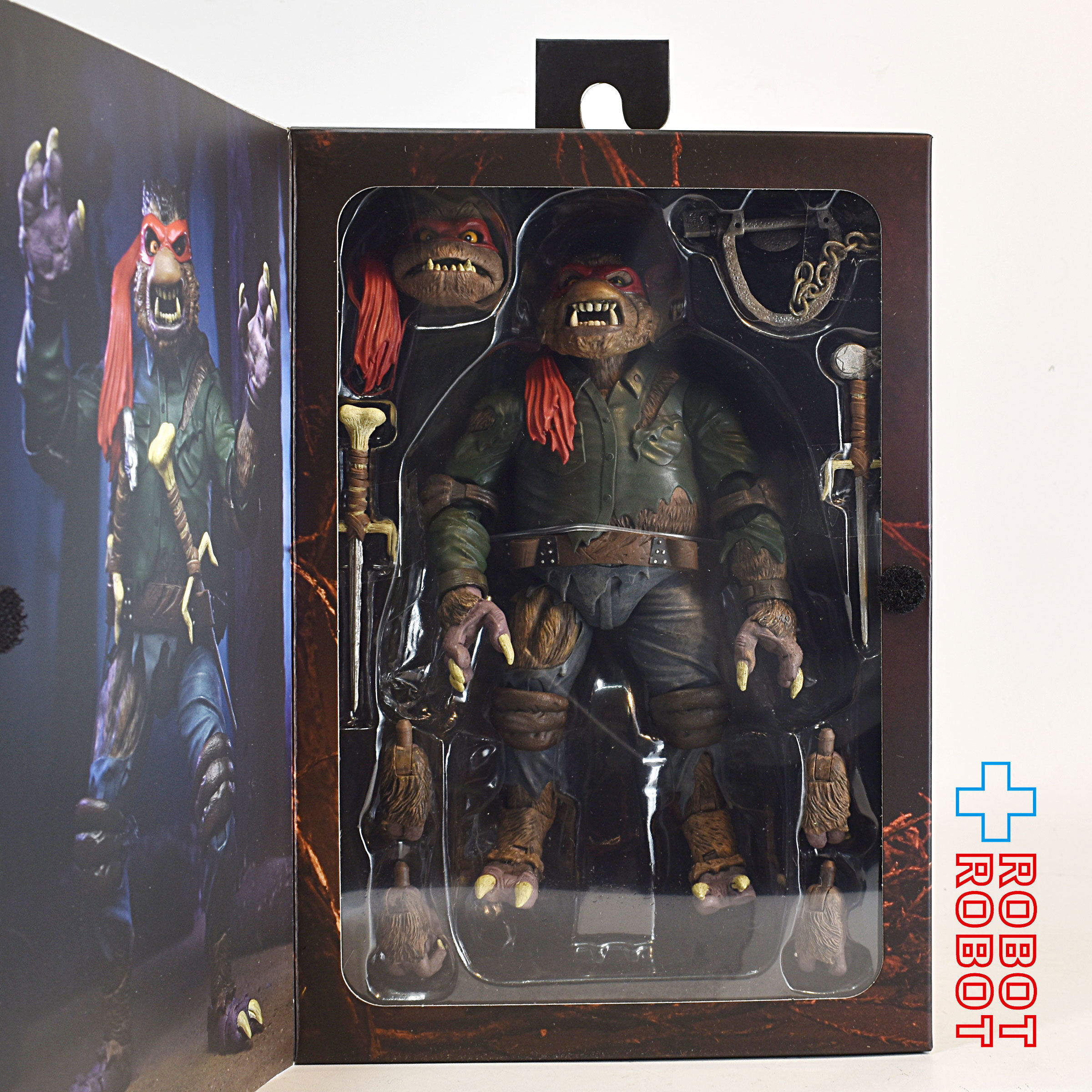 ネカ TMNT ティーンエイジ・ミュータント・ニンジャ・タートルズ ユニバーサル・モンスター ラファエロ as ウルフマン アルティメット 7インチ アクションフィギュア 開封 入荷写真