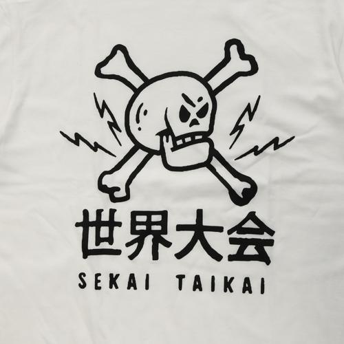 コブラ会 Cobra Kai 世界大会スカルTシャツ 白 入荷写真