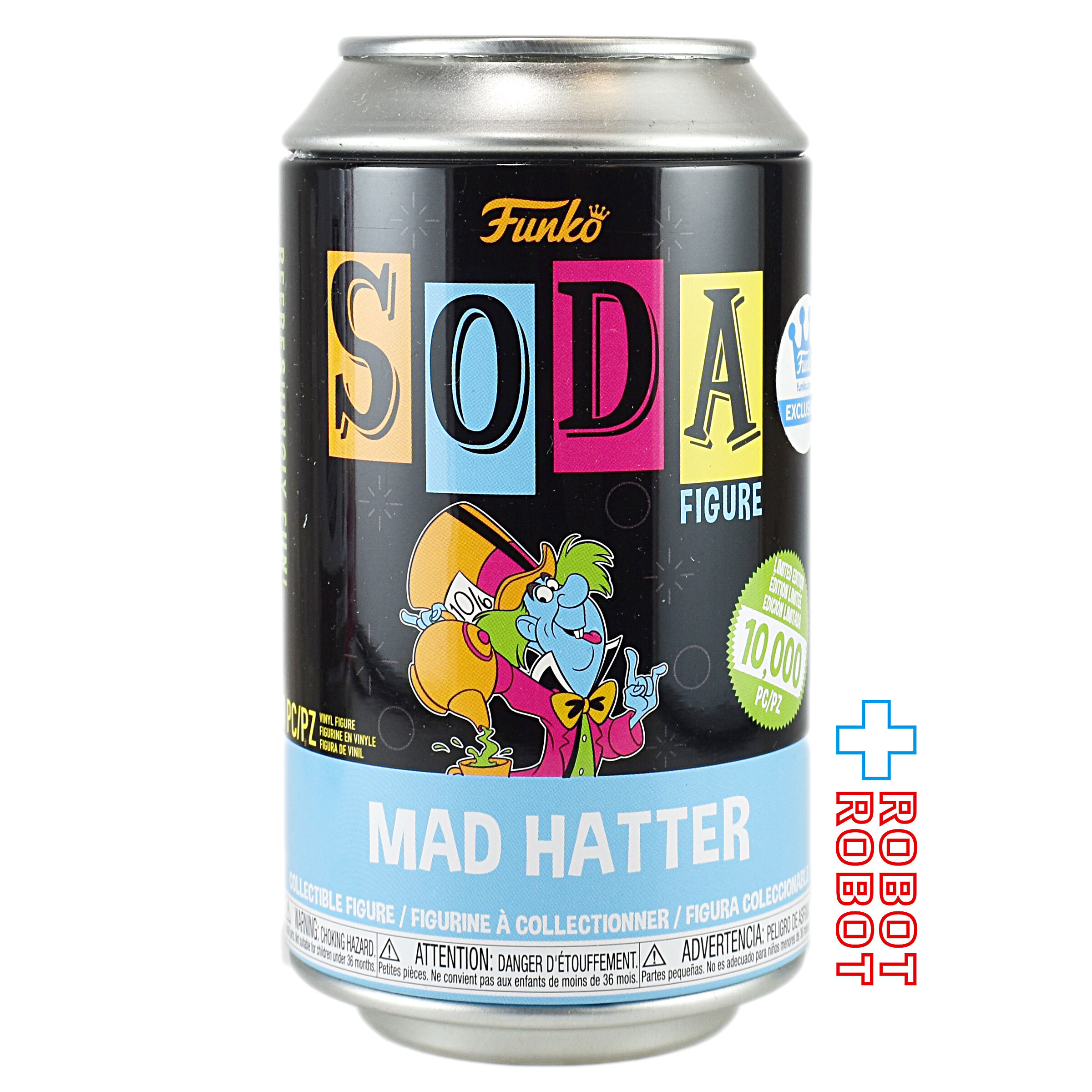 ファンコ SODA ソーダ缶 不思議の国のアリス マッドハッター ビニールフィギュア 未開封 限定 入荷写真