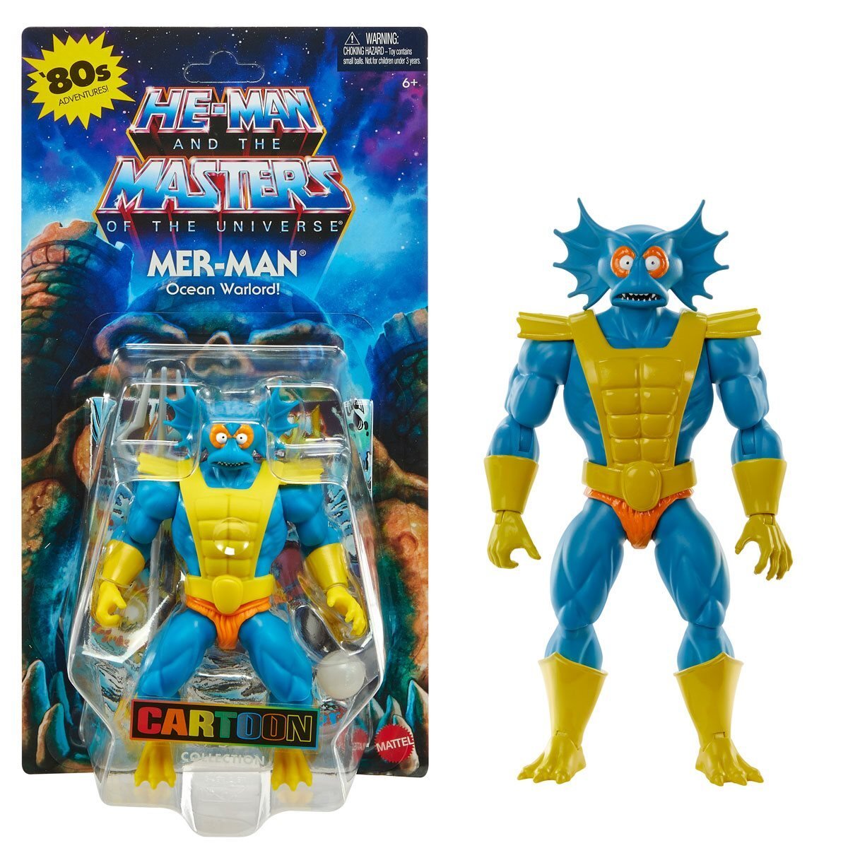 マテル MOTU マスターズ・オブ・ザ・ユニバース カートゥーンコレクション ウェーブ18 マーマン 5.5インチ アクションフィギュア 未開封 入荷写真