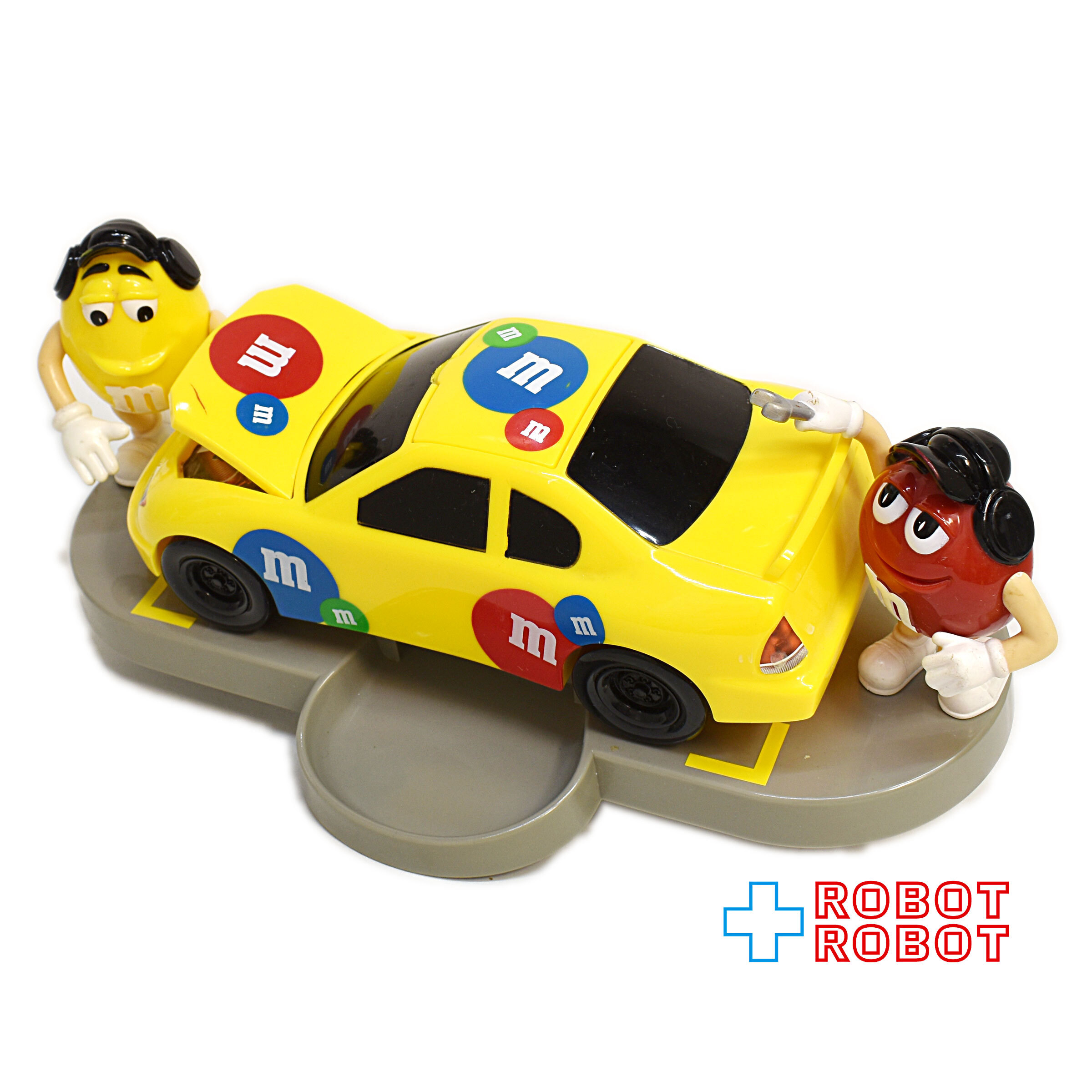 M&M's ディスペンサー アンダー・ザ・フード 黄色いレーシングカー エムアンドエムズ 企業物 入荷写真