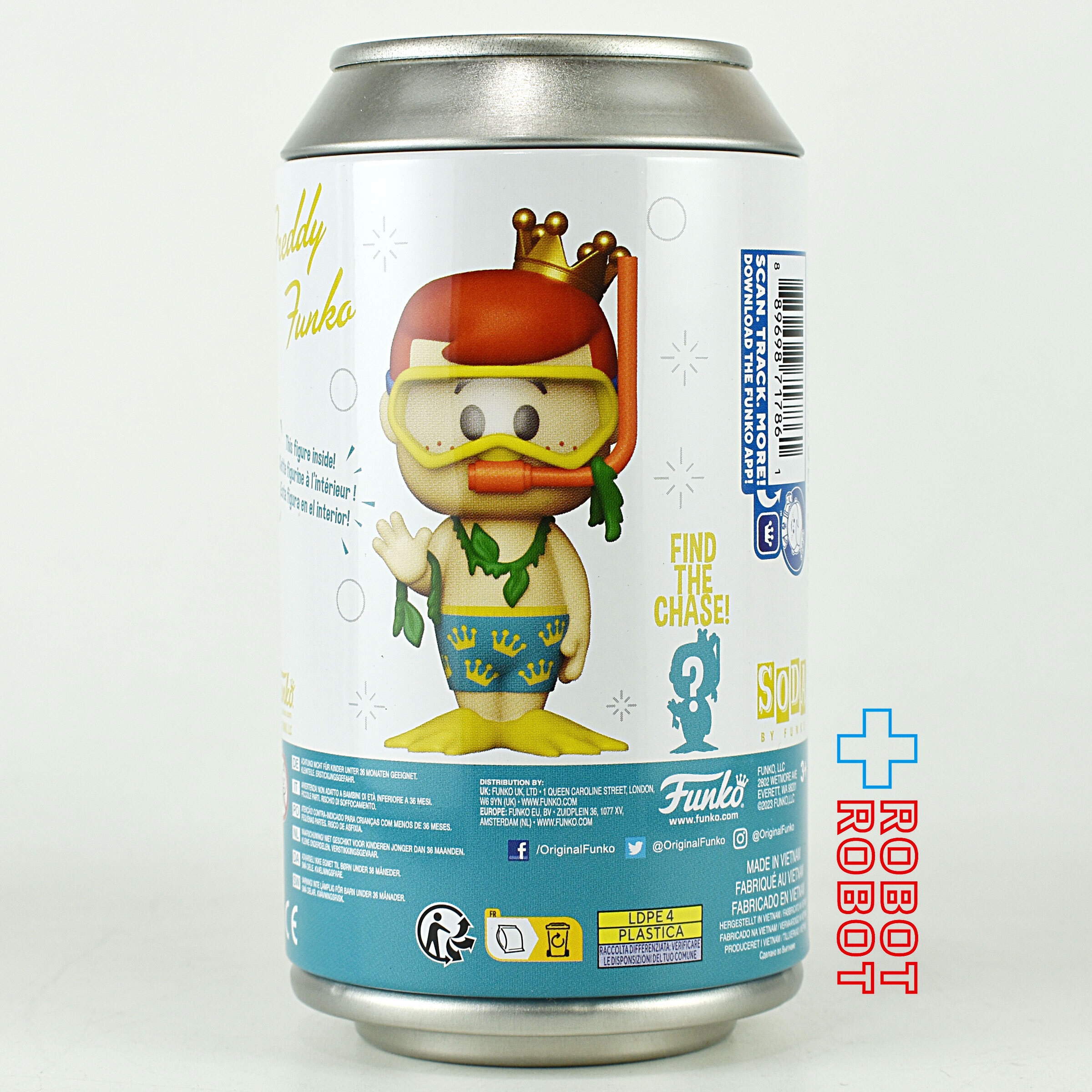 ファンコ SODA ソーダ缶 フレディ ・ファンコ シュノーケル フレディ ・ファンコ ビニールフィギュア 缶入り 2023 サマーコンベンショ限定 企業物 入荷写真