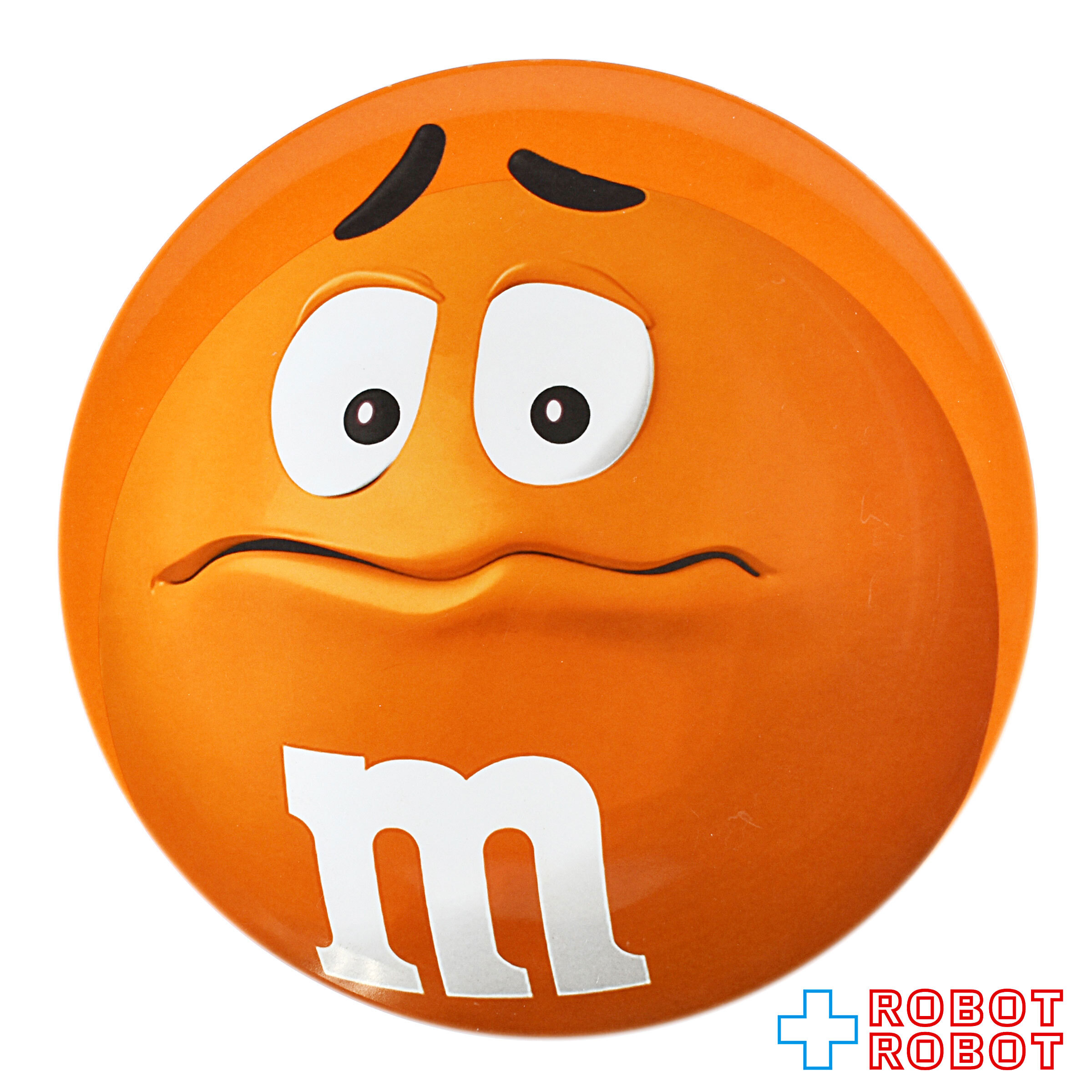 M&M's エムアンドエムズ オレンジ メラミン・プレート 25センチ 企業物 入荷写真