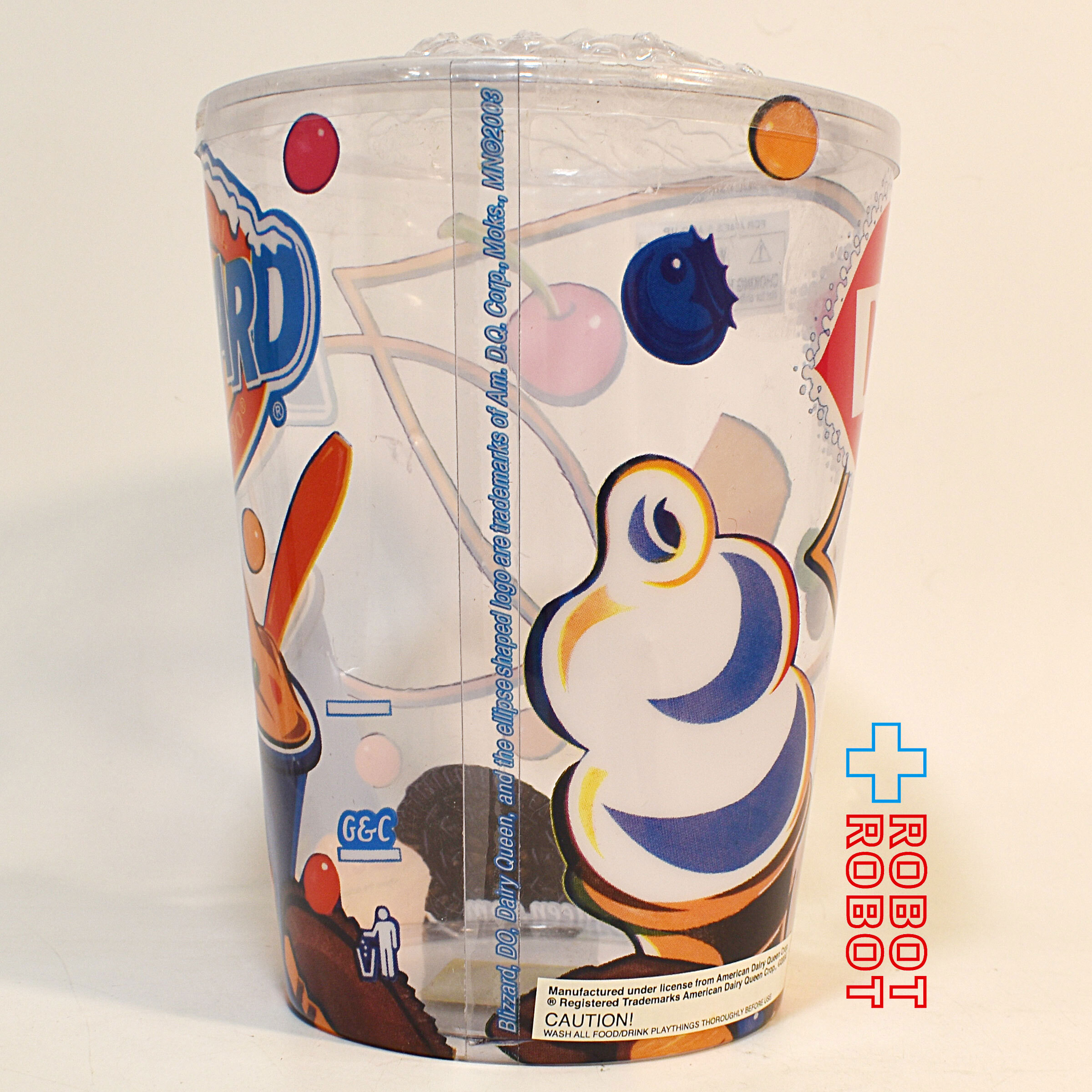 デイリークイーン DQ ブリザード プラスチック カップ 企業物 入荷写真