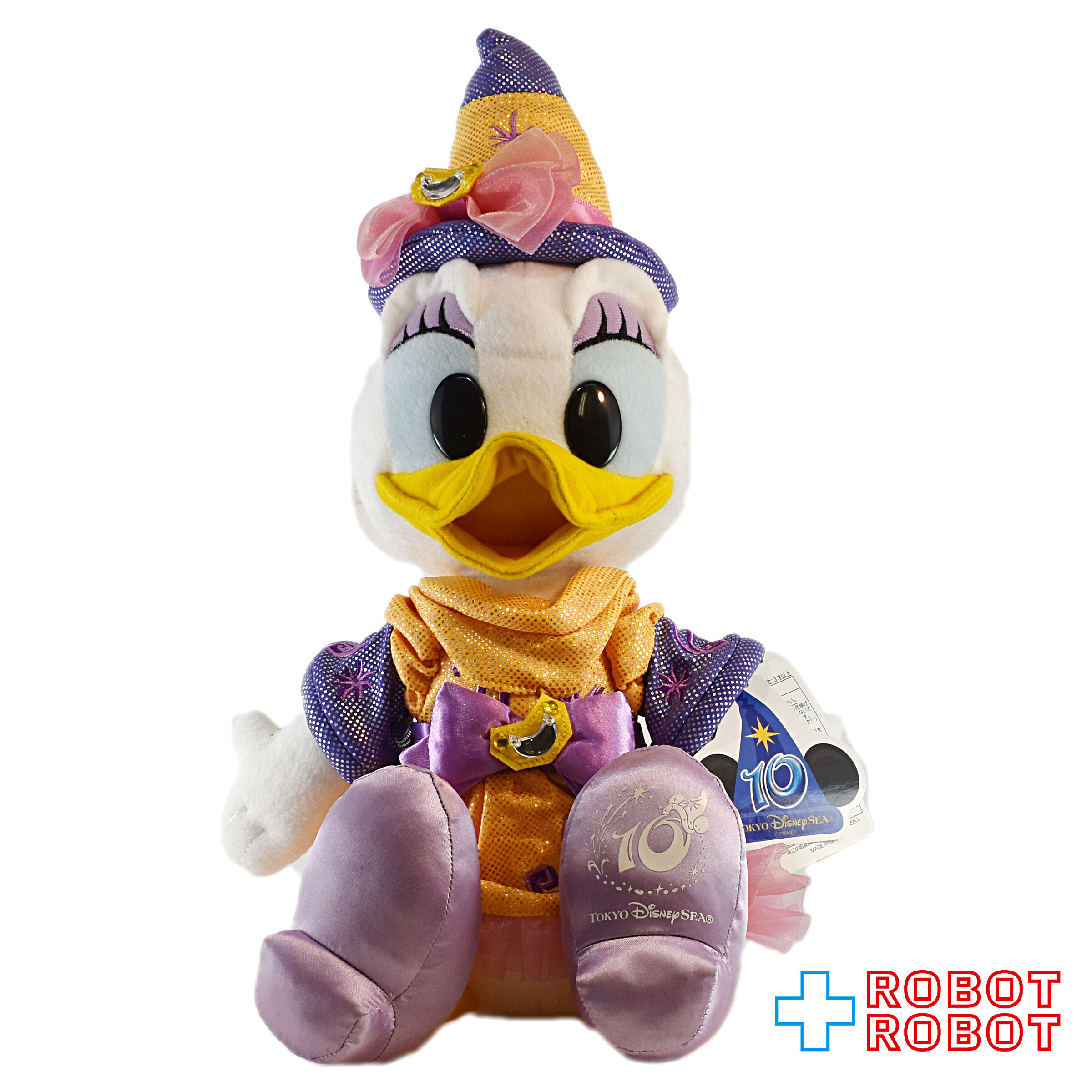 東京ディズニーシー TDS 10周年 デイジー ぬいぐるみ 紙タグ付き 入荷写真
