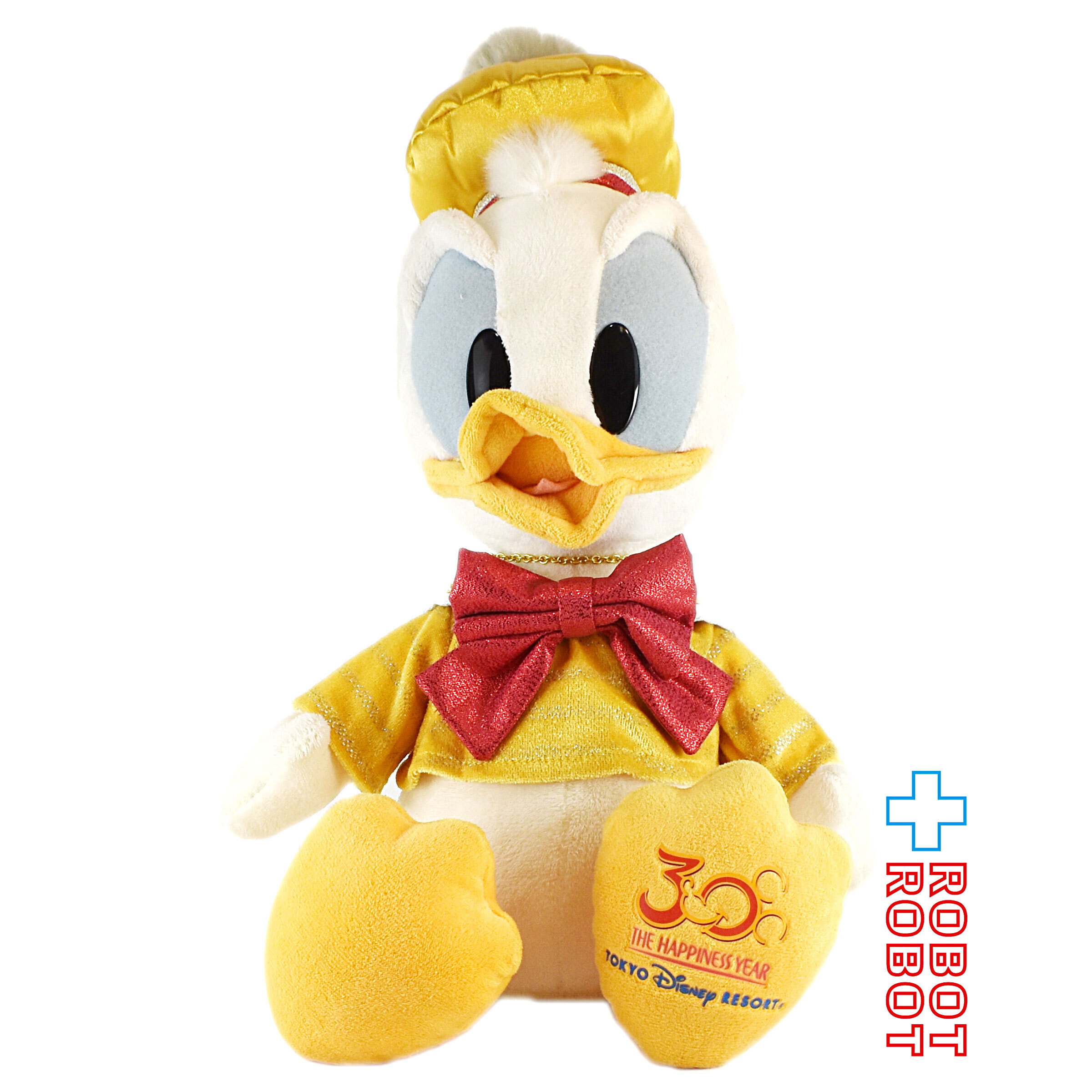 東京ディズニーリゾート TDR 30周年 ハピネスイヤー ドナルドダック ぬいぐるみ ネックレス付き 入荷写真