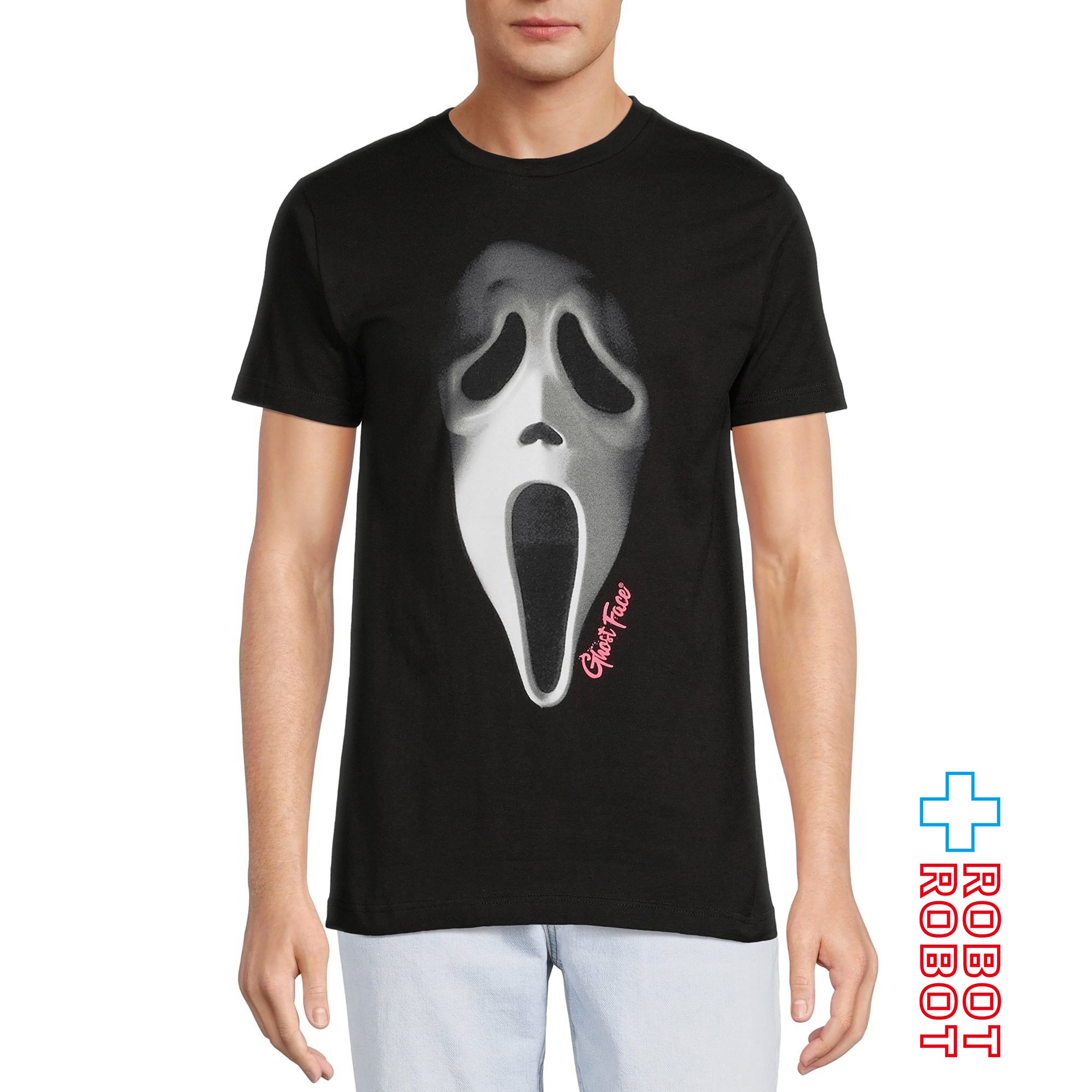 Tシャツ ムービー スクリーム ゴーストフェイス 顔 U.S.A.size L 入荷写真