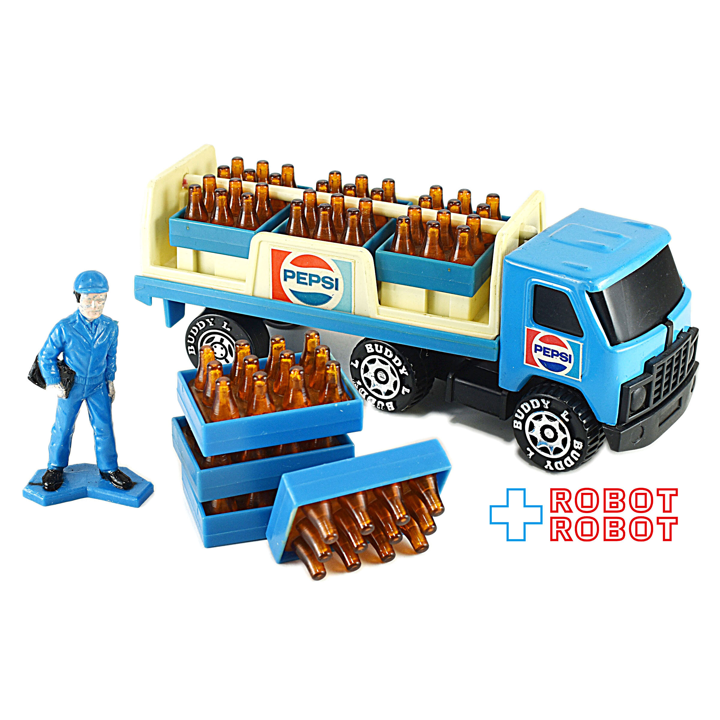 BUDDYL ペプシ トレーラートラック スチールカー 小物付セット メイドイン香港 企業物 入荷写真