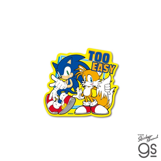 ソニック ダイカットステッカー TOO EASY 未開封 入荷写真