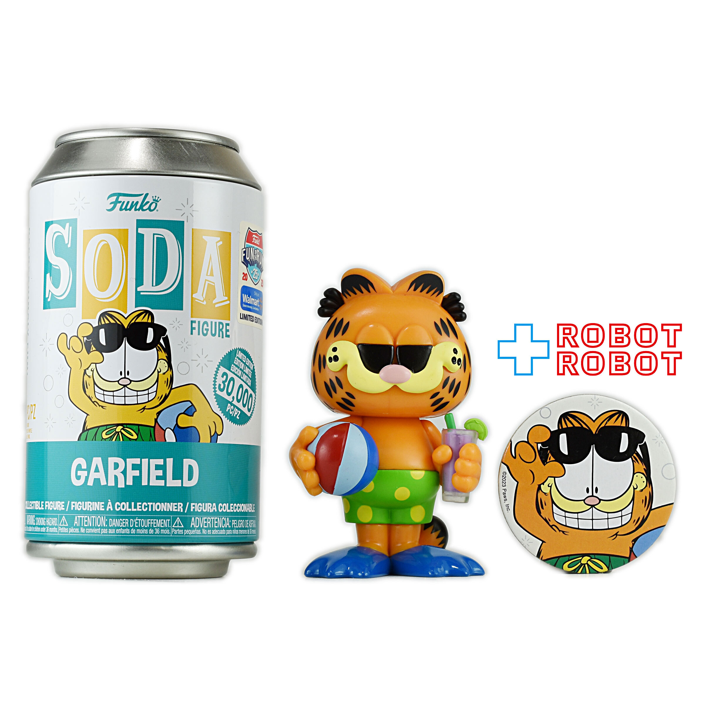 ファンコ SODA ソーダ缶 ガーフィールド ビニールフィギュア 缶入り 入荷写真