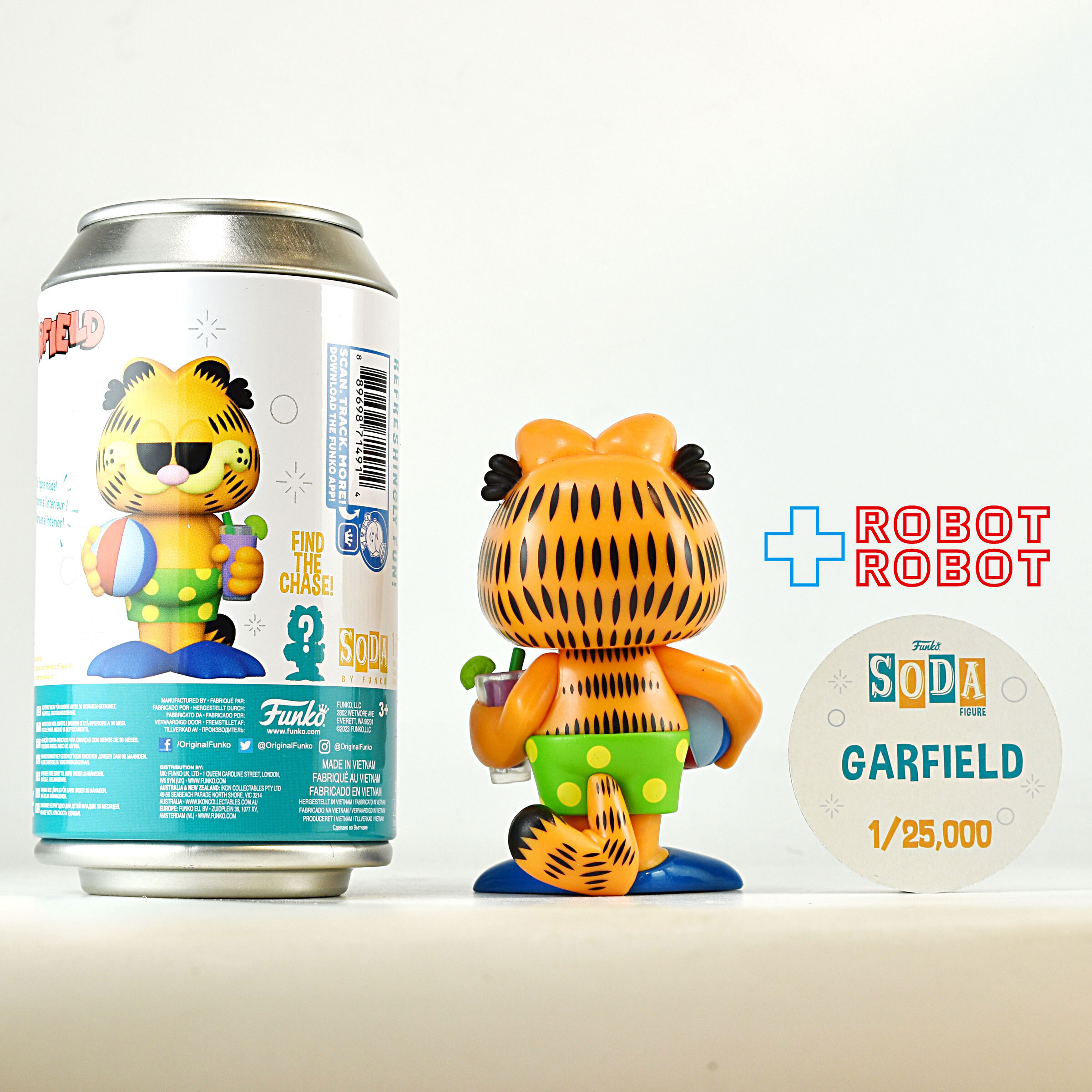 ファンコ SODA ソーダ缶 ガーフィールド ビニールフィギュア 缶入り 入荷写真