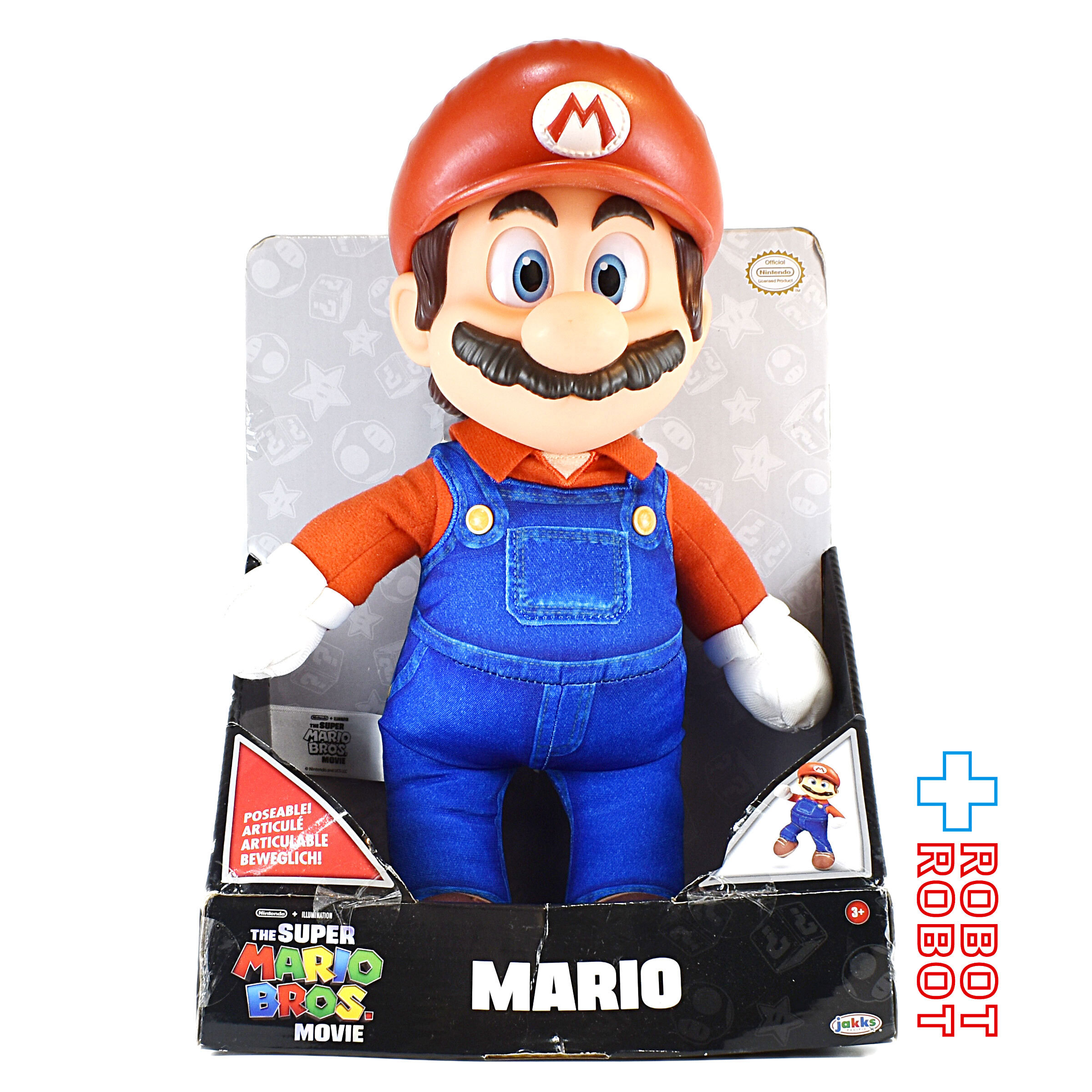 ザ・スーパーマリオブラザーズ・ムービー マリオ ソフトフィギュア 箱入り 入荷写真