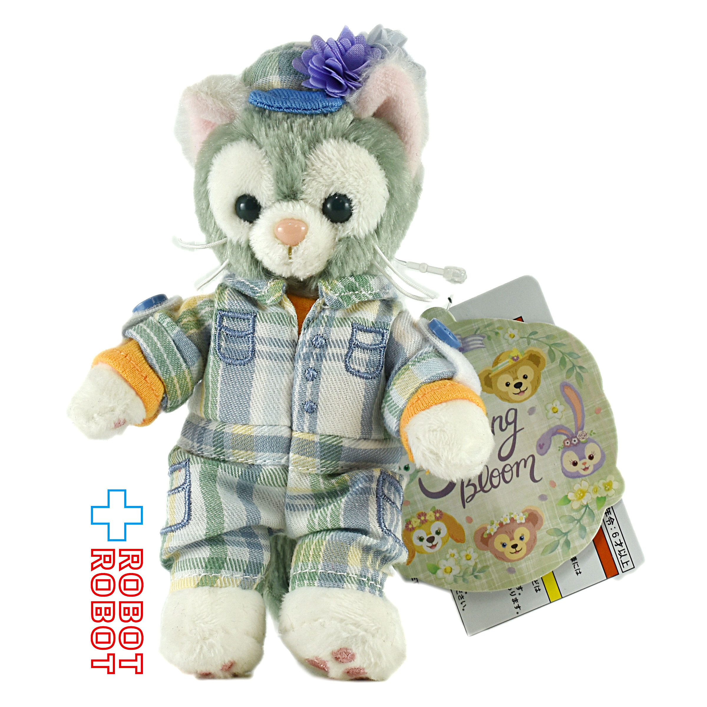 TDS 東京ディズニーシー ジェラトーニ スプリング・イン・ブルーム ぬいぐるみバッジ 紙タグ付き 入荷写真