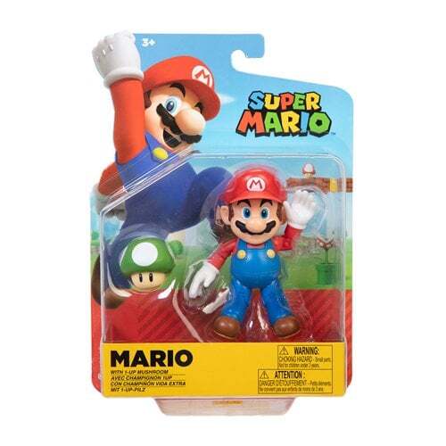 ワールドオブニンテンドー Wave 36 マリオ with 1UPキノコ 4インチアクションフィギュア 入荷写真