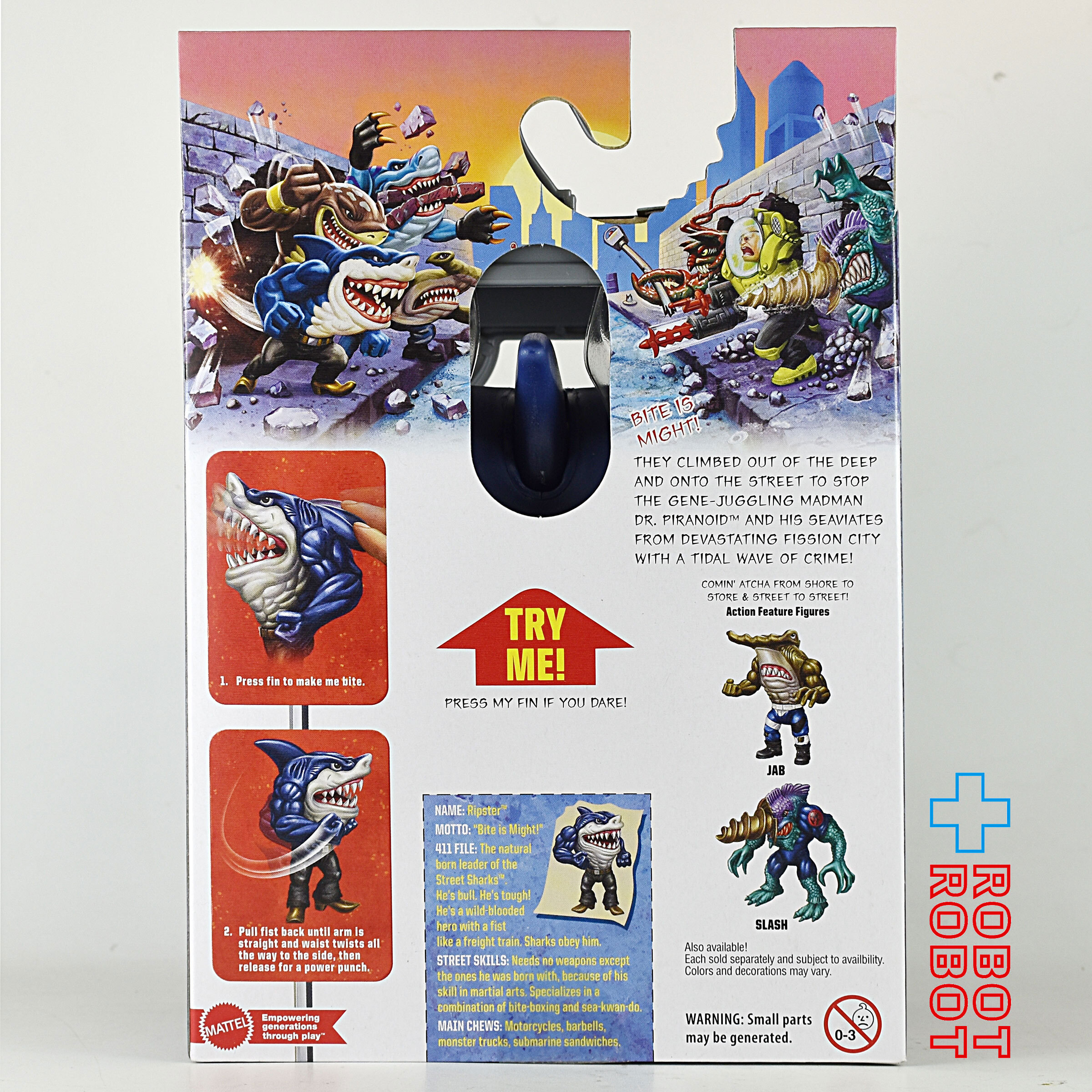 マテル ストリートシャークス 30周年 リップスター アクションフィギュア 未開封 入荷写真