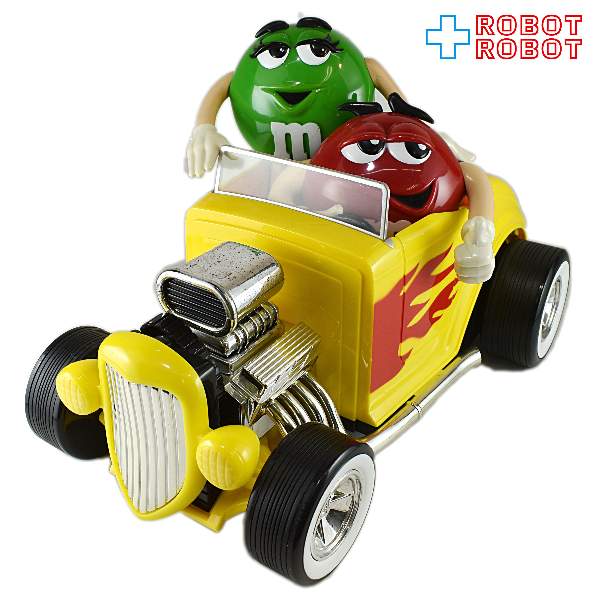 M&M's エムアンドエムズ レベル ウィザウト ア クルー レッド & グリーン ディスペンサー ※難有り 企業物 入荷写真