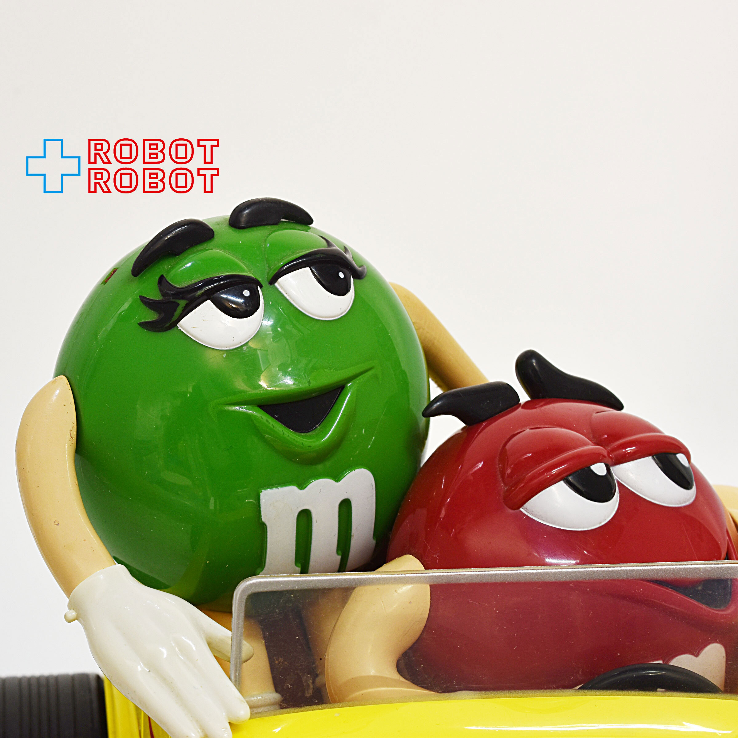 M&M's エムアンドエムズ レベル ウィザウト ア クルー レッド & グリーン ディスペンサー ※難有り 企業物 入荷写真