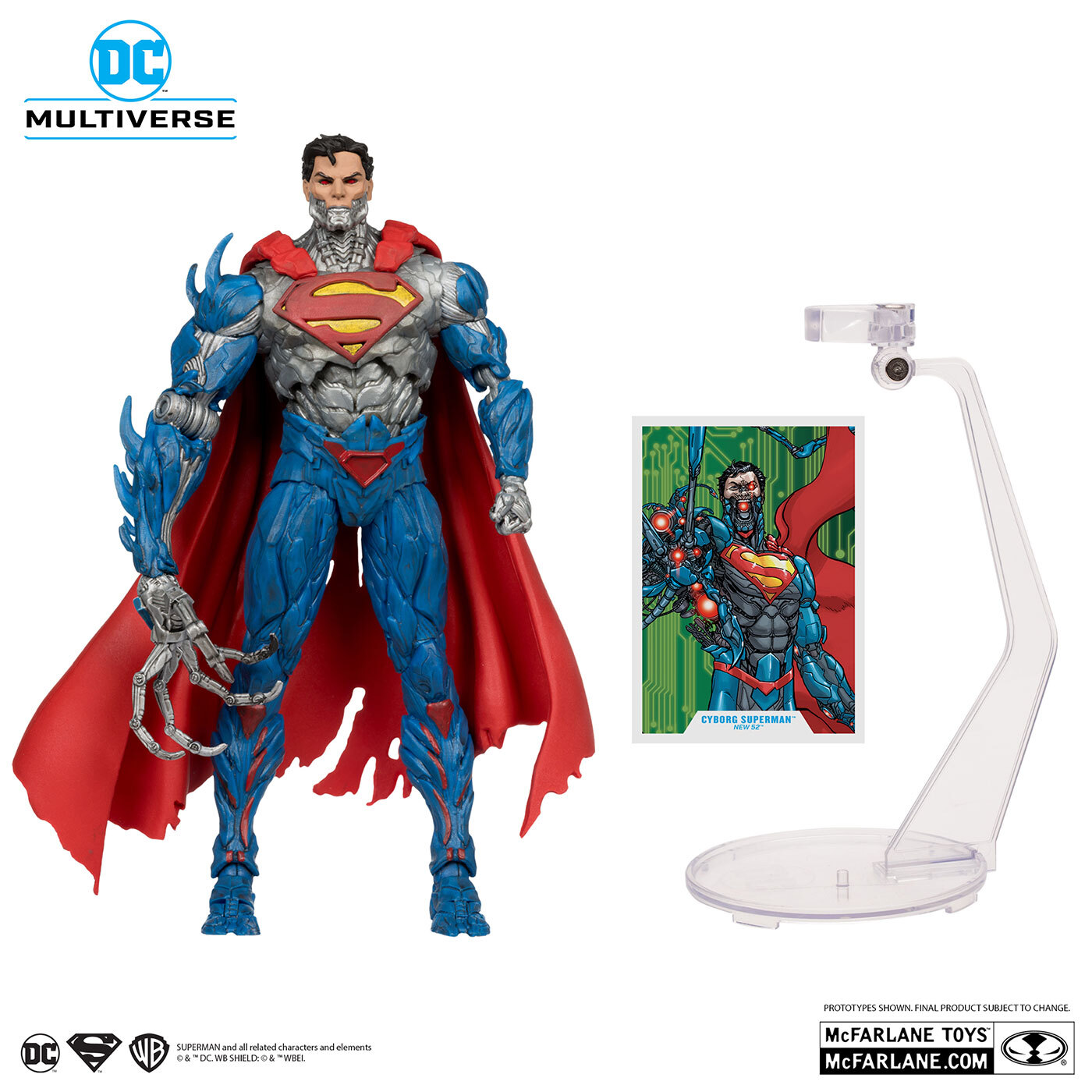 マクファーレン・トイズ DCマルチバース コミック The New 52 #277 サイボーグスーパーマン 7インチ アクションフィギュア 国内版 未開封 入荷写真